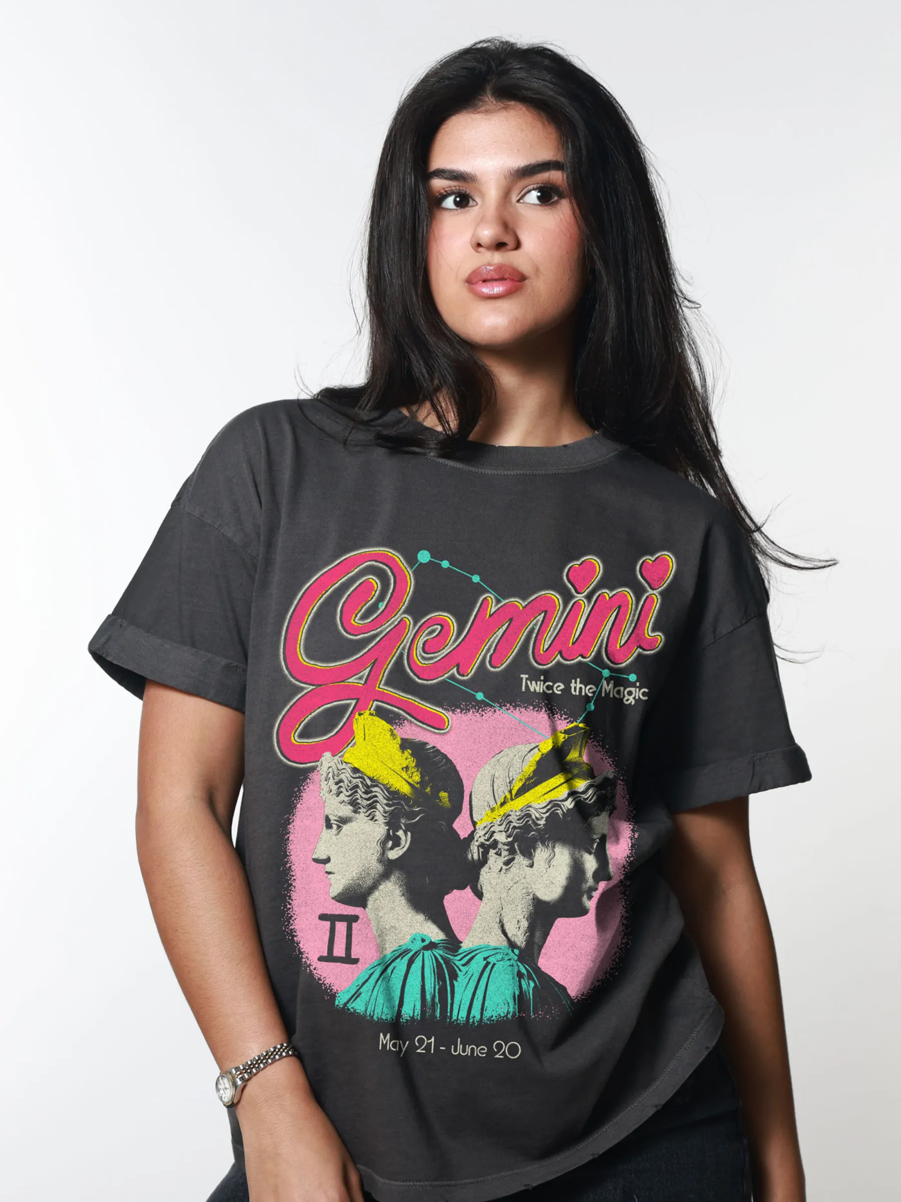 Gemini Boyfriend Tee sold by Plenty
