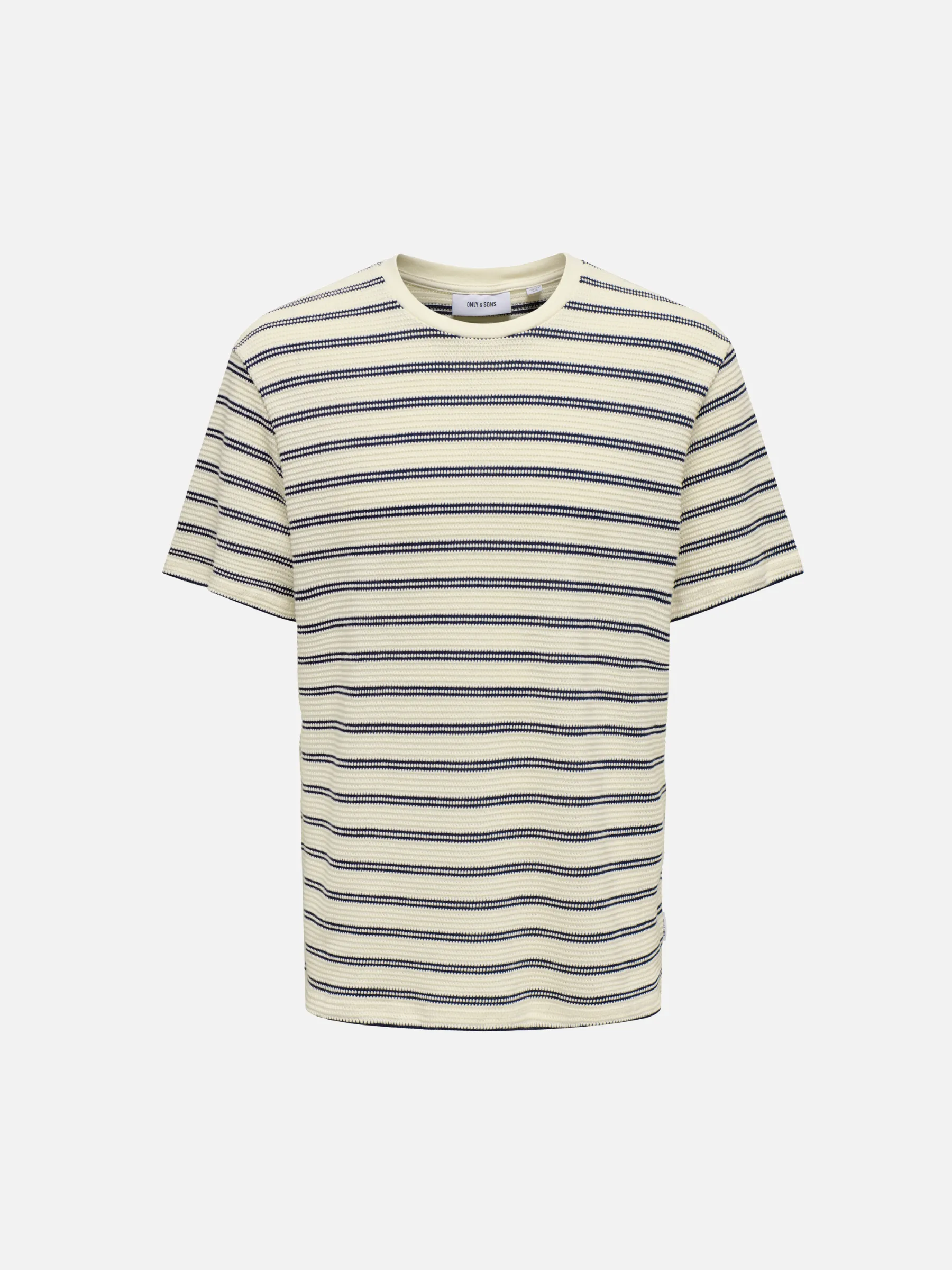 Ian Stripe Knit Tee sold by Plenty