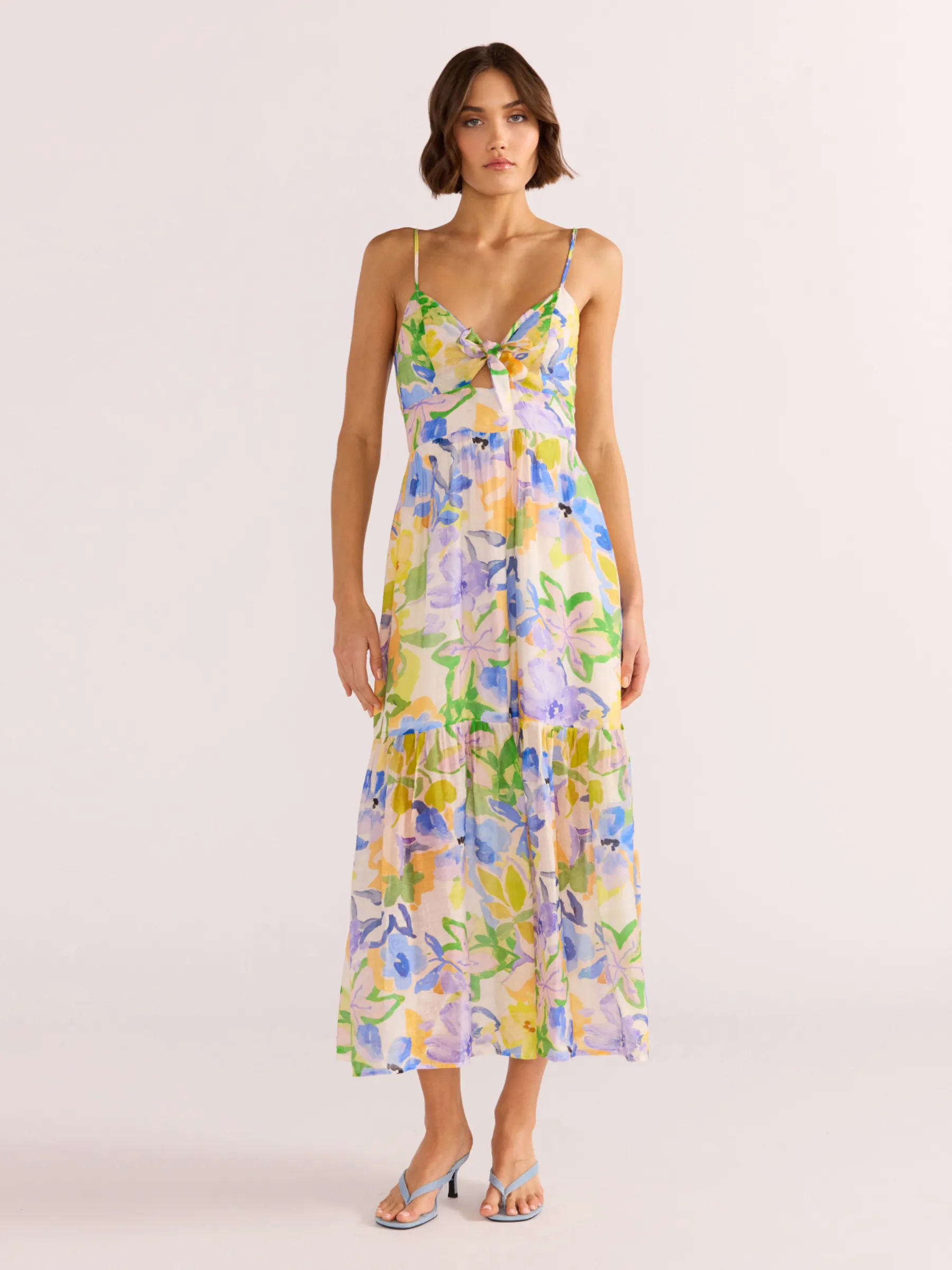 Fable Tie Midi Dress sold by Plenty