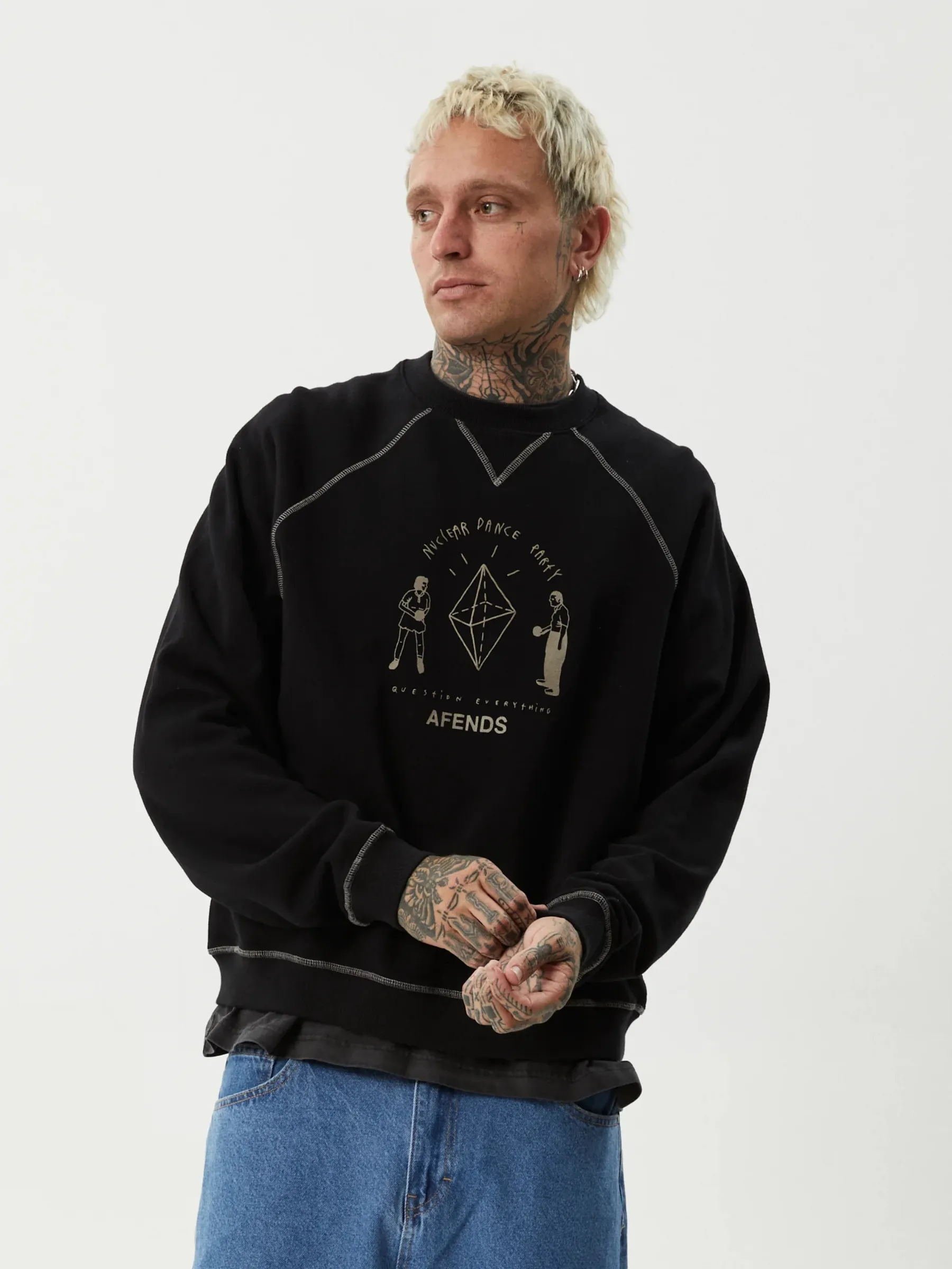 Dance Party Recycled Crew Neck sold by Plenty product image thumbnail 3