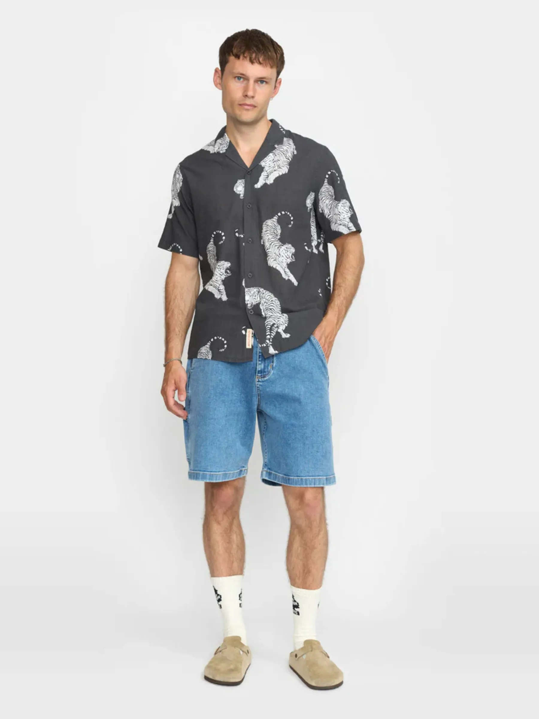 Tiger Short Sleeve Cuban Shirt sold by Plenty product image thumbnail 3