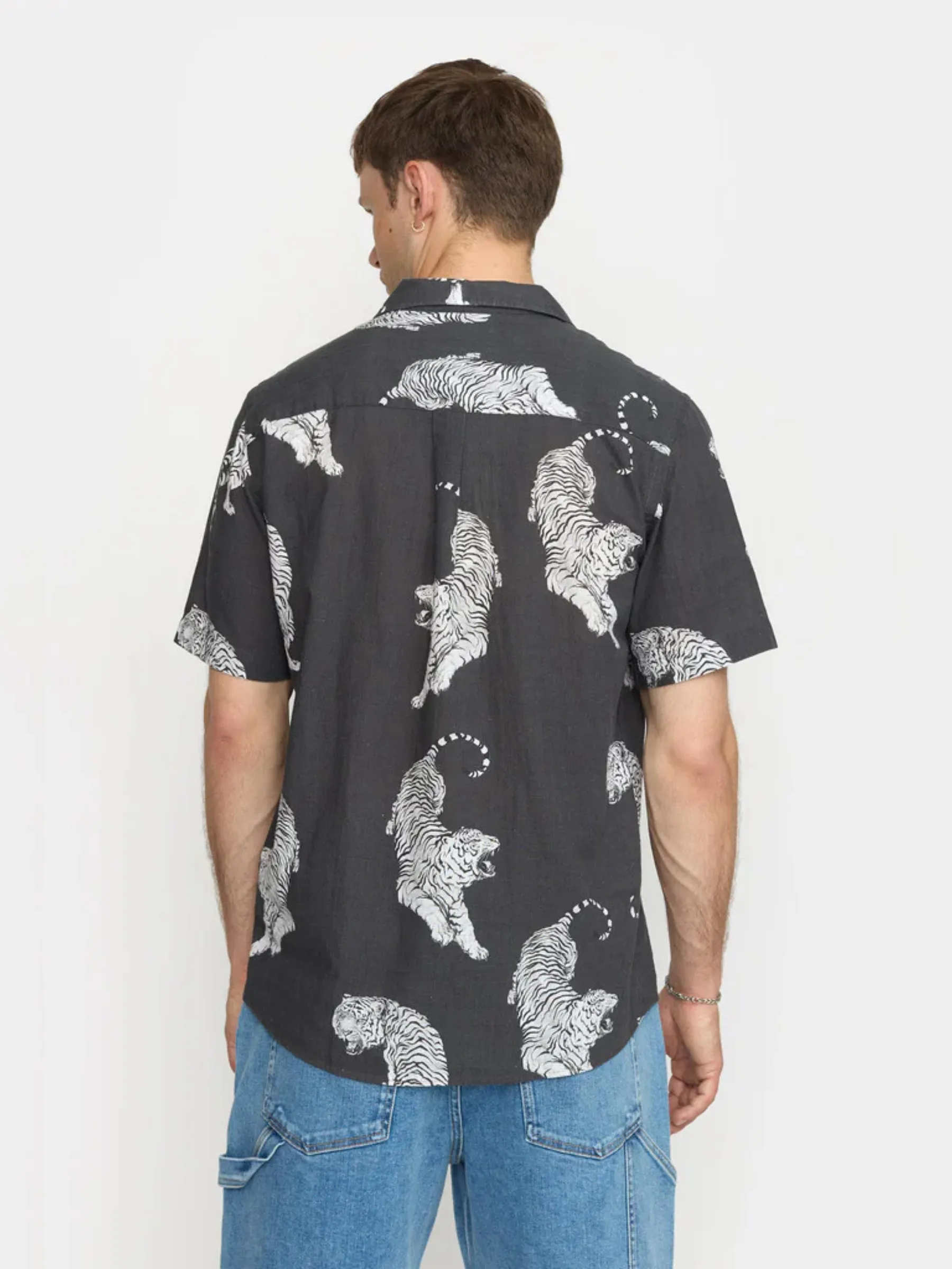 Tiger Short Sleeve Cuban Shirt sold by Plenty product image thumbnail 4