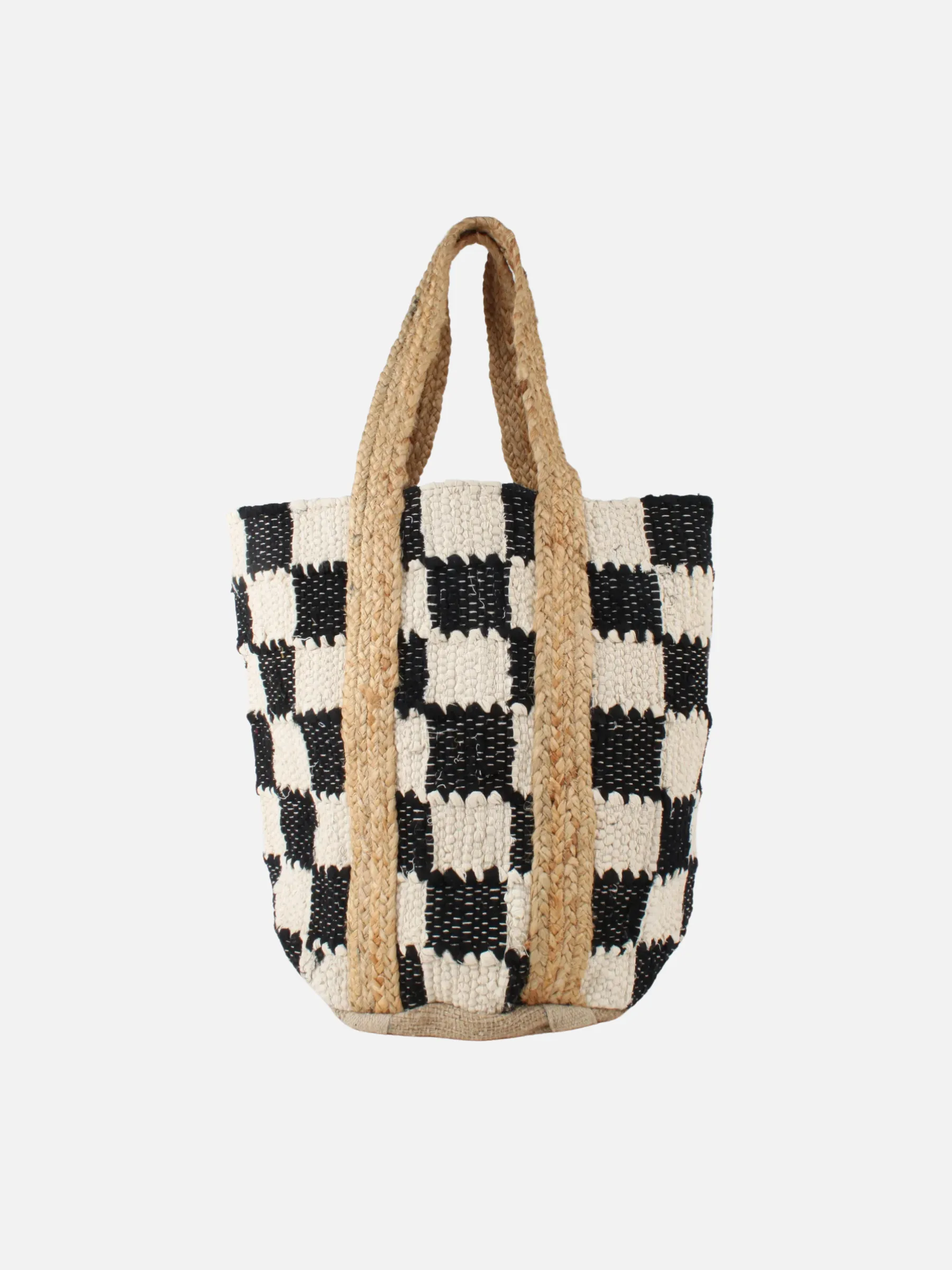Laguna Checker Tote sold by Plenty