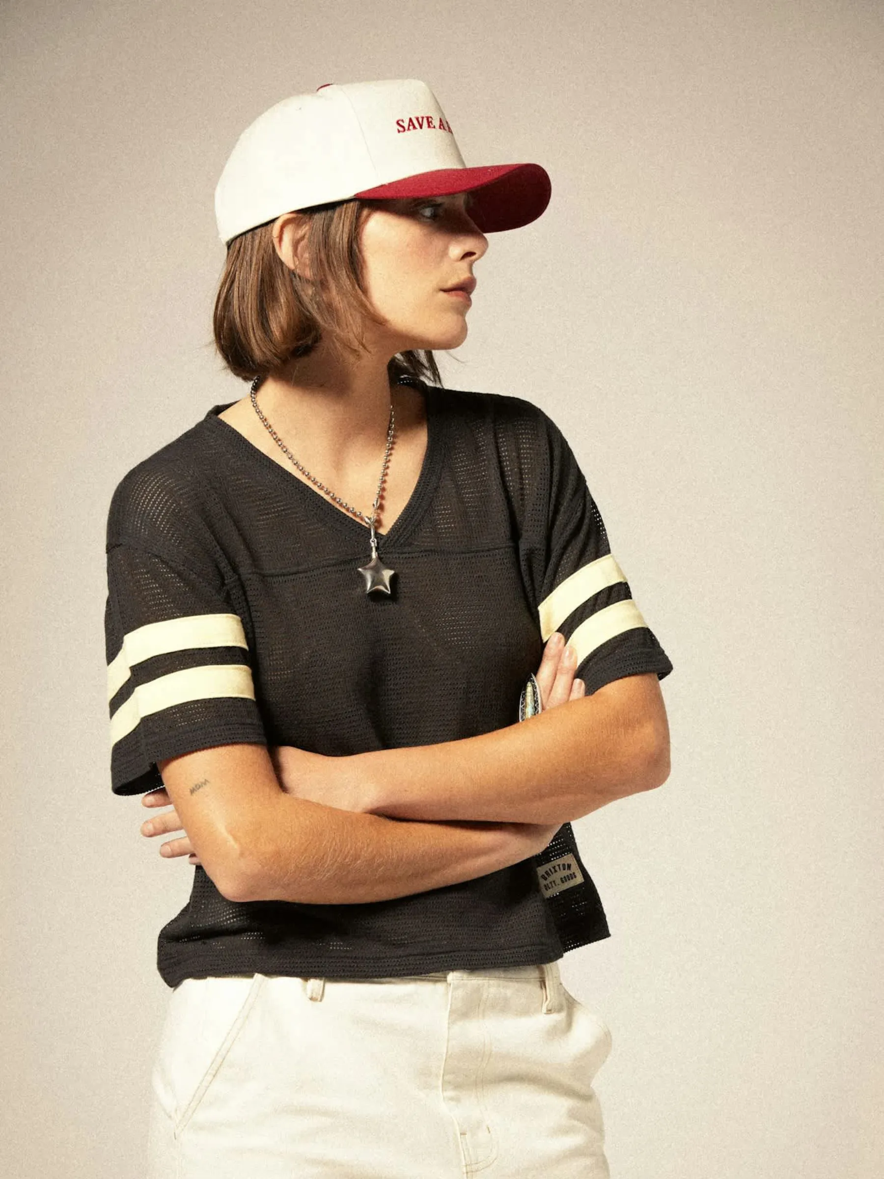 Varsity Football Mesh Tee sold by Plenty product image thumbnail 2