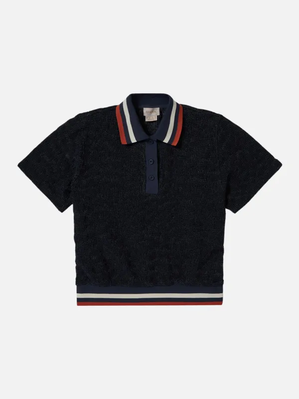 Retro Mesh Short Sleeve Polo sold by Plenty