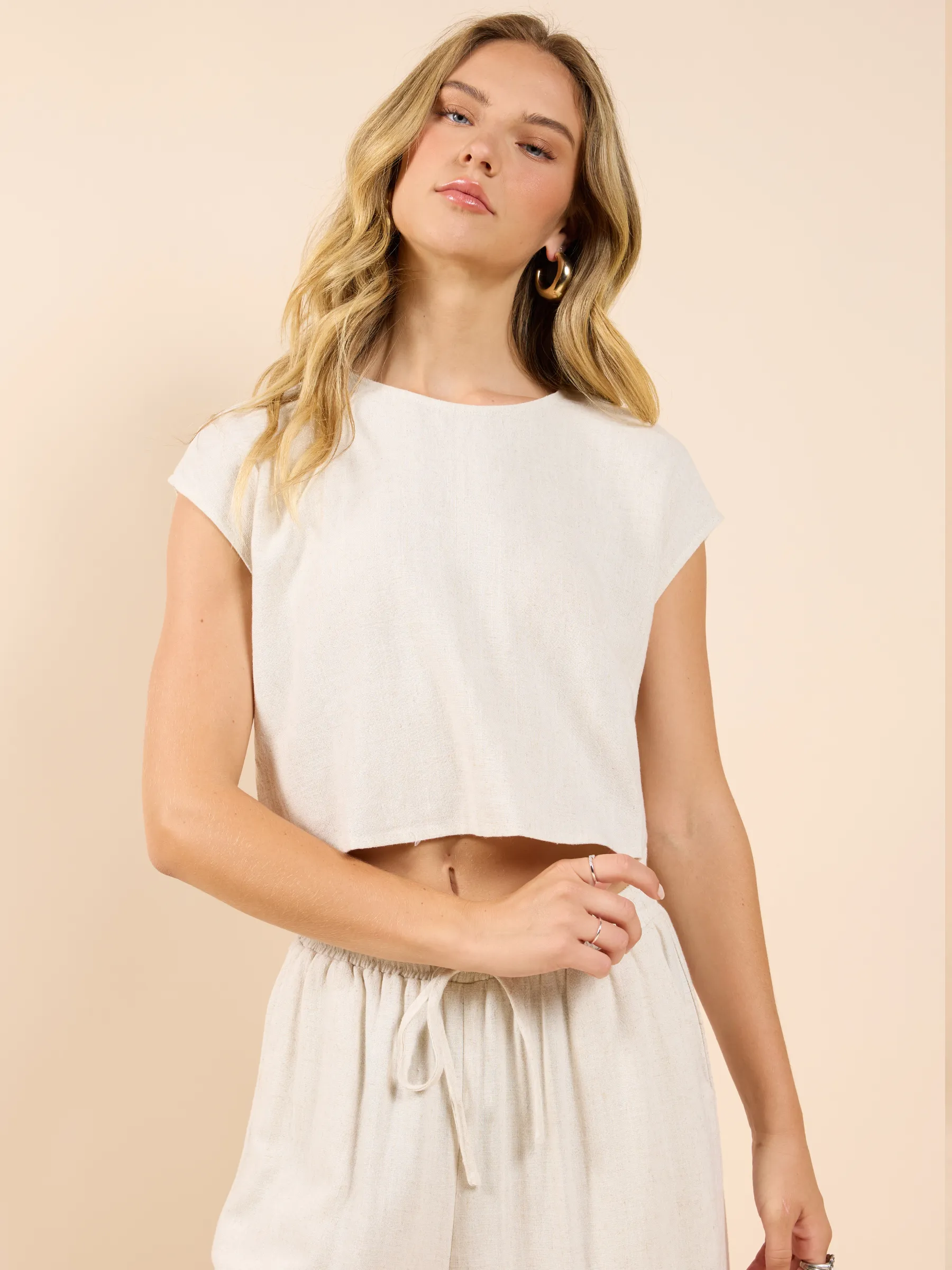 Sugarloaf Linen Top sold by Plenty product image thumbnail 2