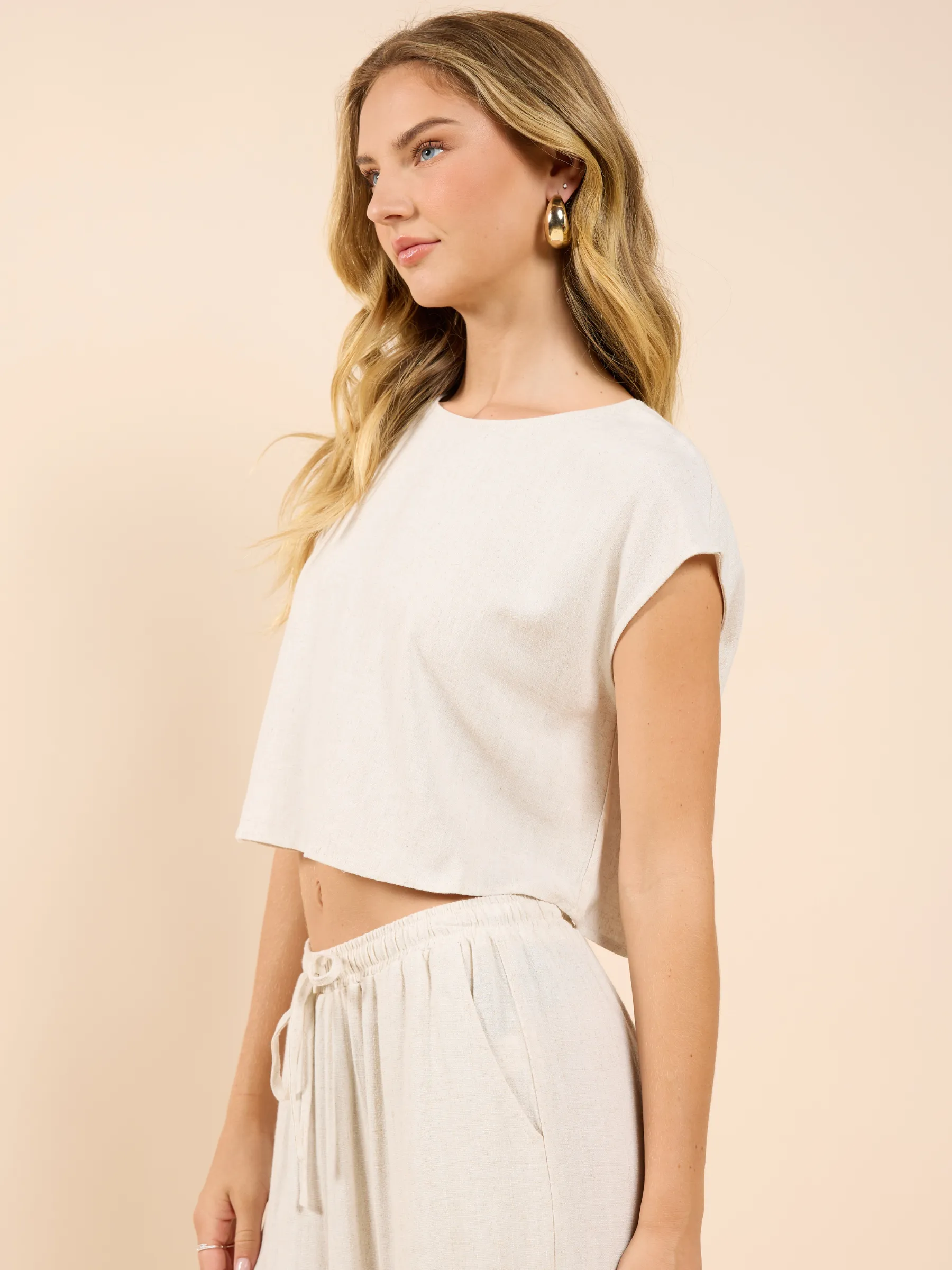 Sugarloaf Linen Top sold by Plenty product image thumbnail 3