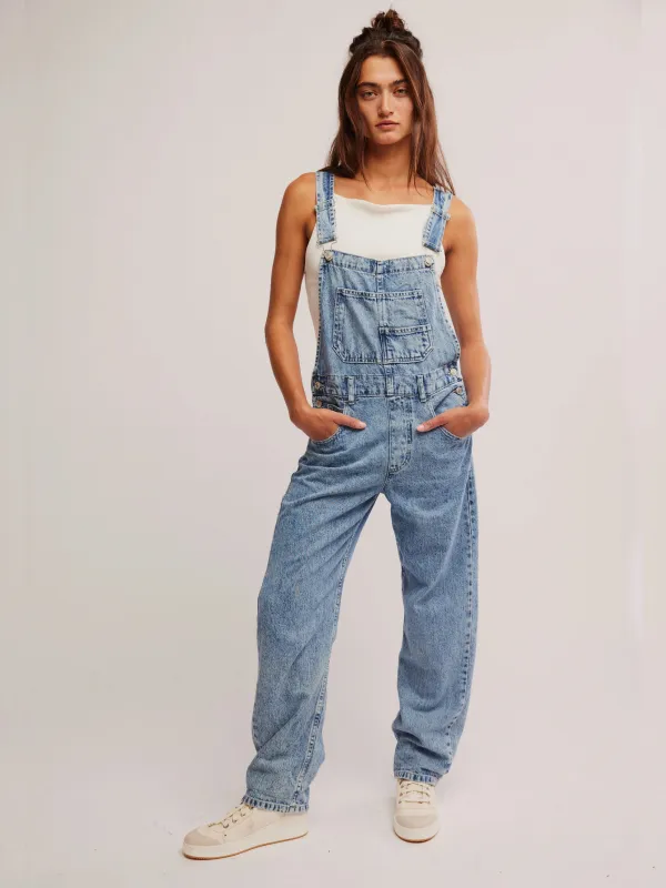 Ziggy Denim Overall - Powder Blue sold by Plenty