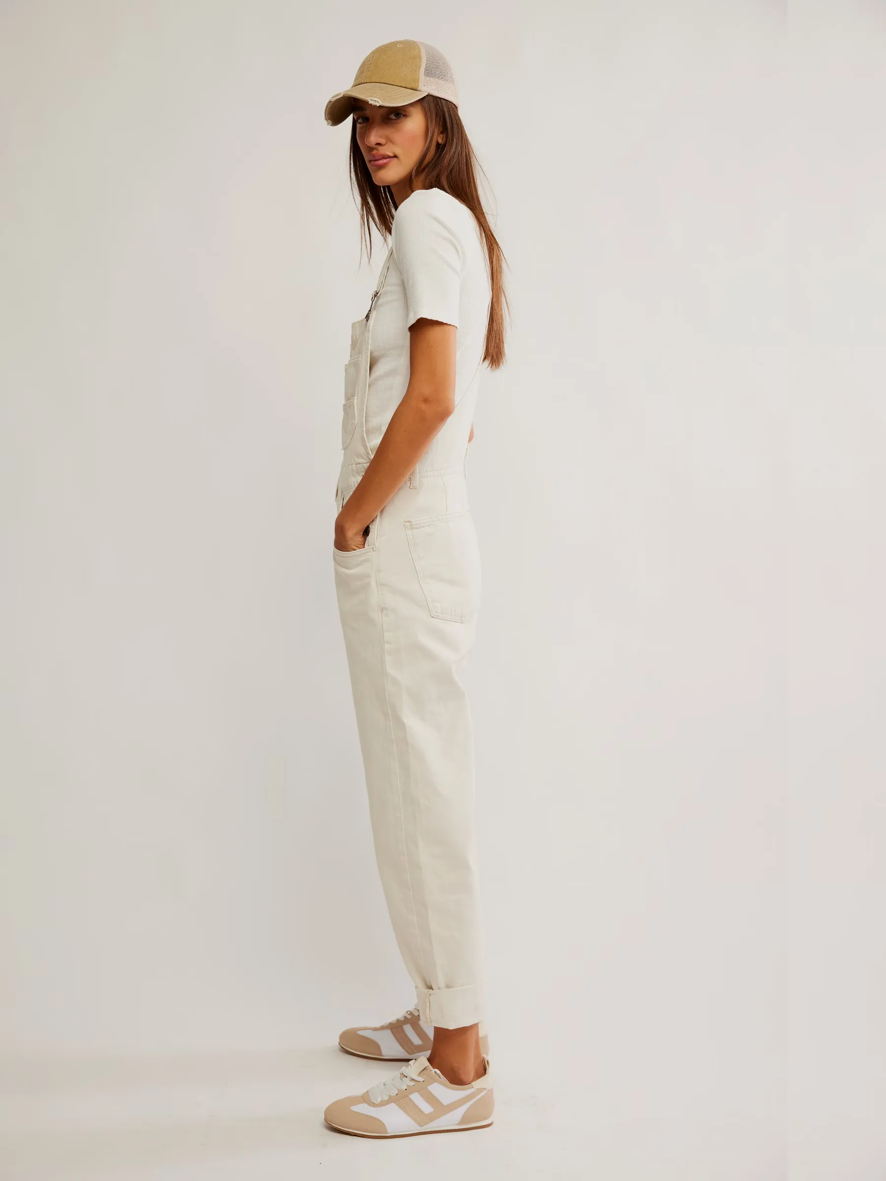 Ziggy Denim Overall - Parchment sold by Plenty product image thumbnail 3