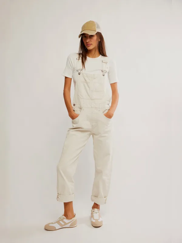 Ziggy Denim Overall - Parchment sold by Plenty