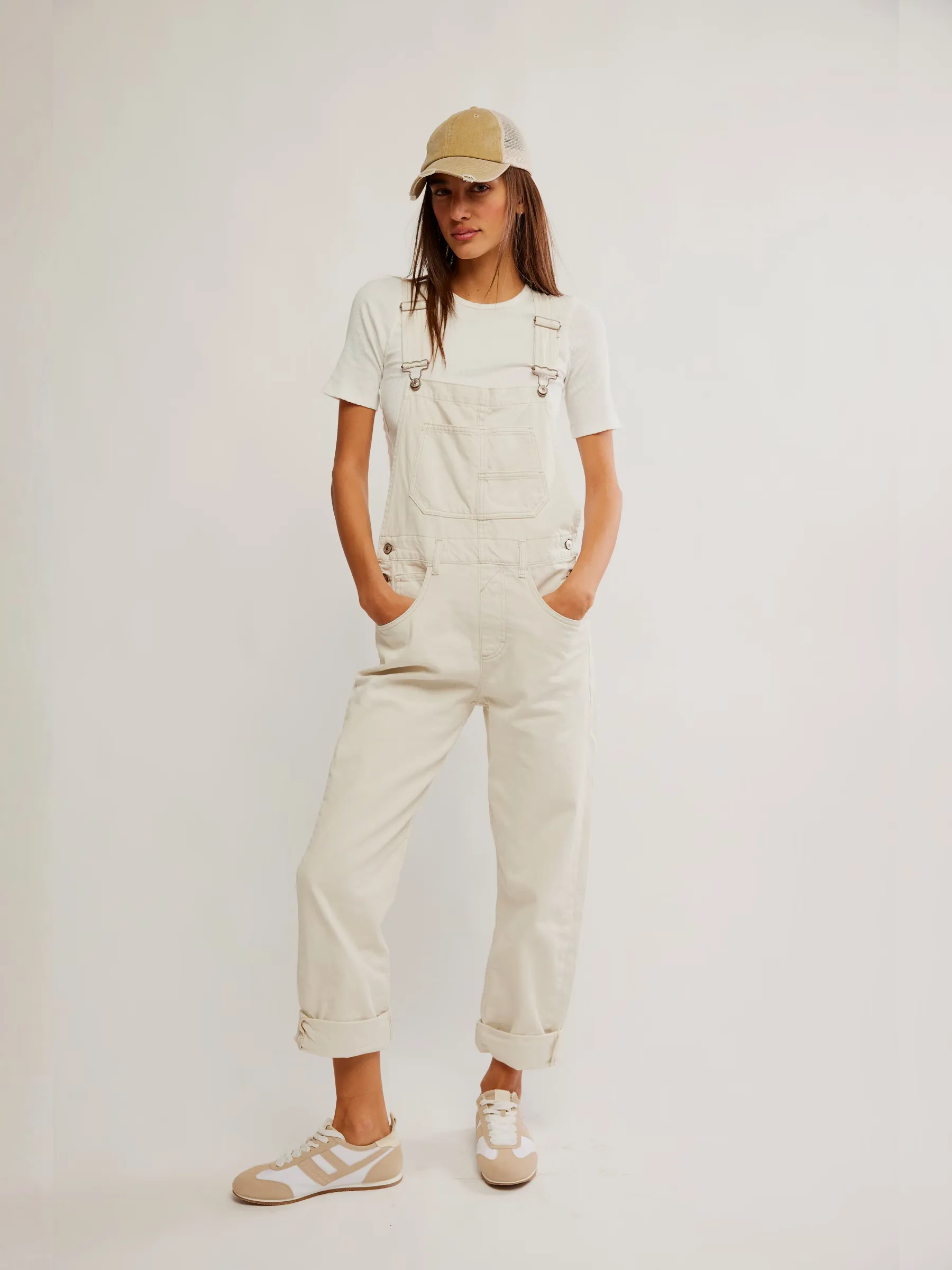 Ziggy Denim Overall - Parchment sold by Plenty