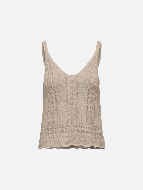 Lyzet Knit Tank sold by Plenty