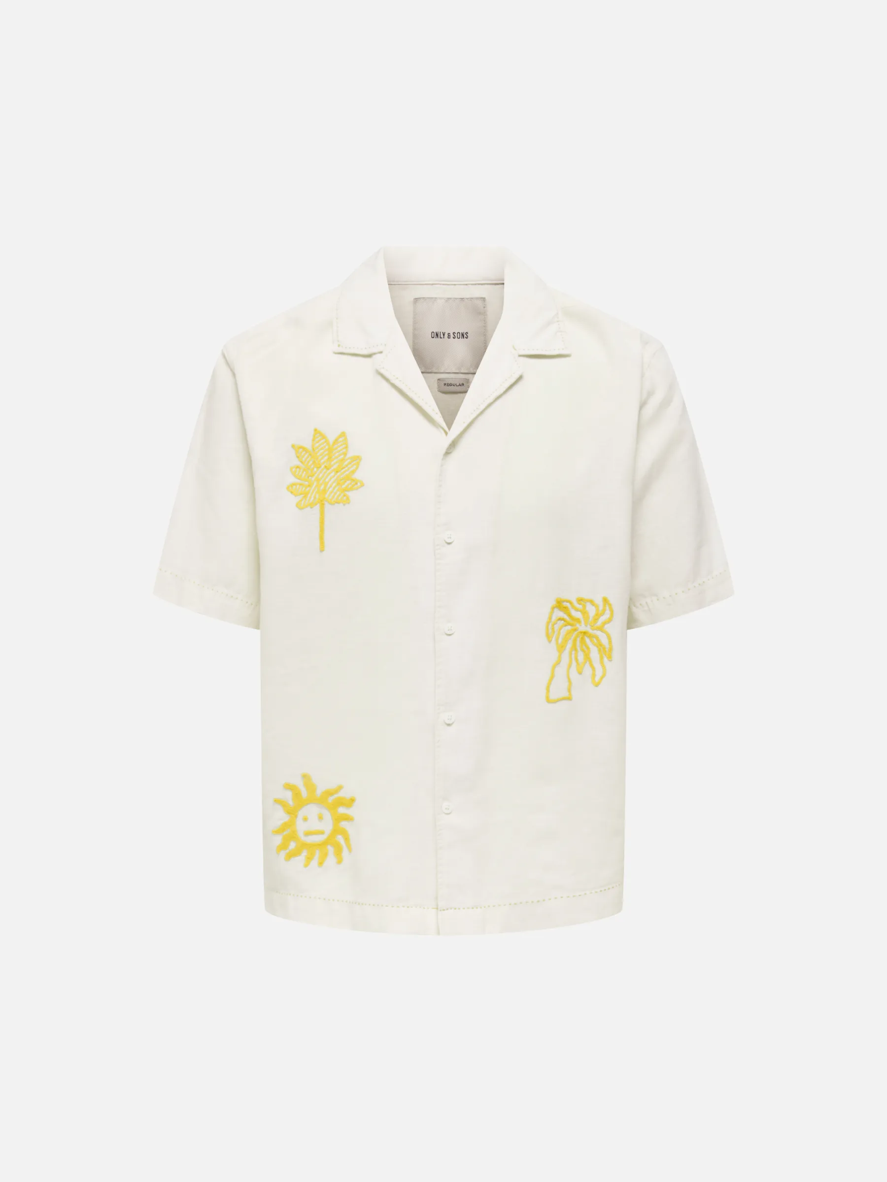 Caidenly Embroidered Short Sleeve Shirt sold by Plenty