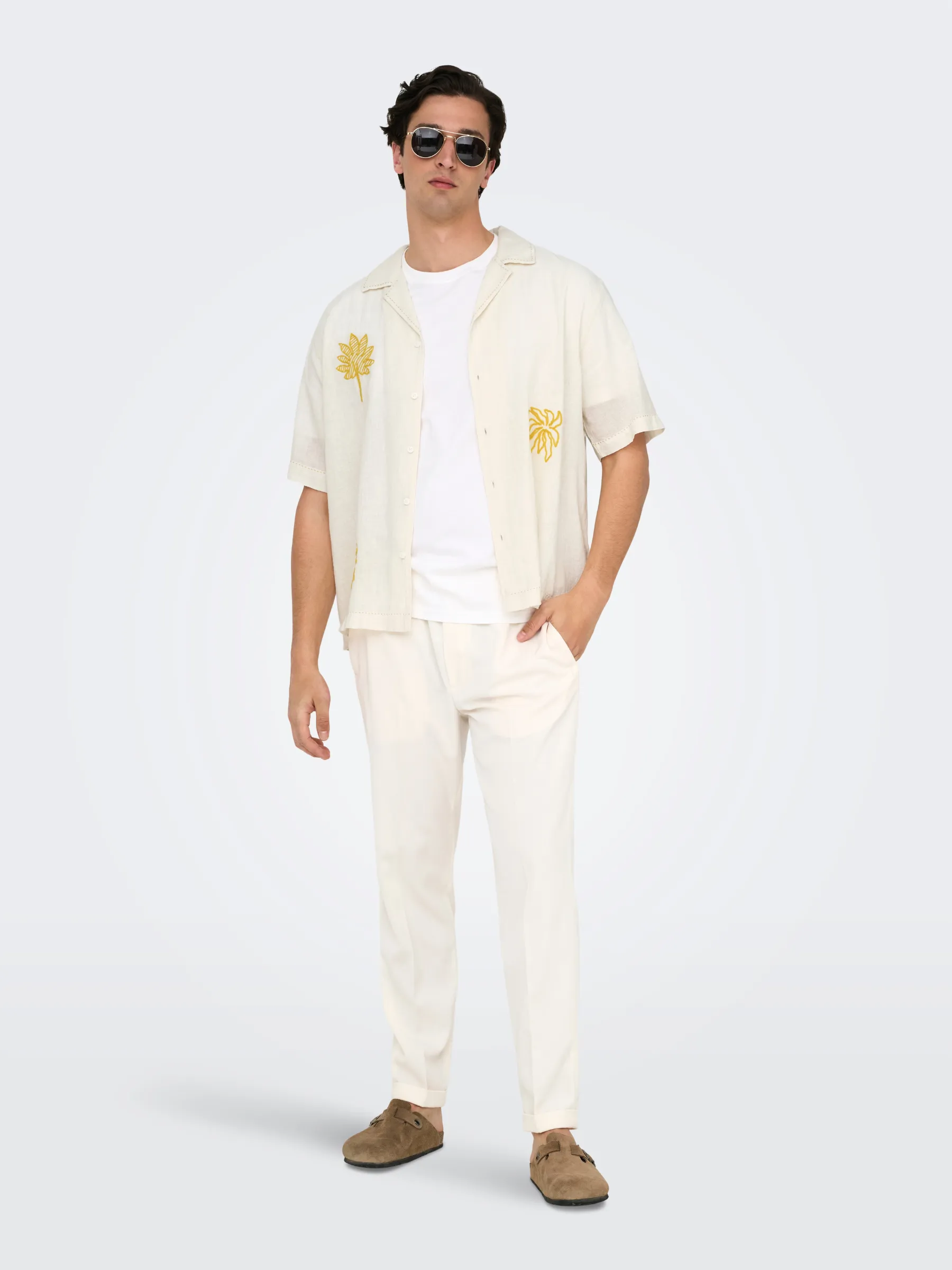 Caidenly Embroidered Short Sleeve Shirt sold by Plenty product image thumbnail 3