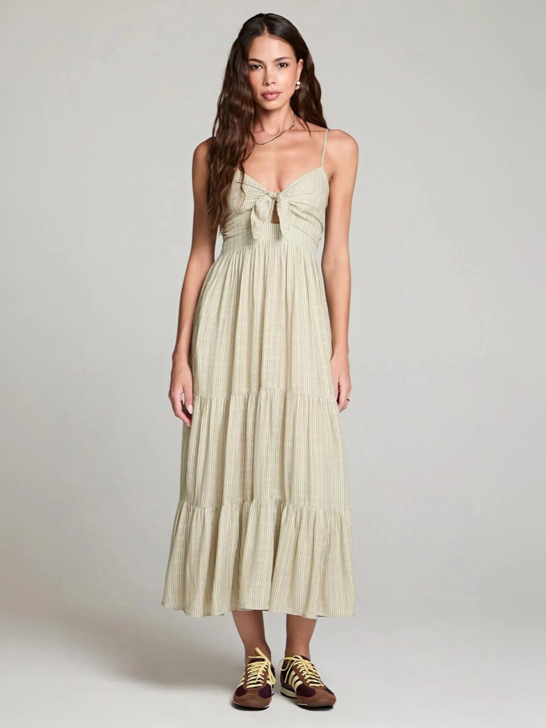 Stein Stripe Midi Dress sold by Plenty