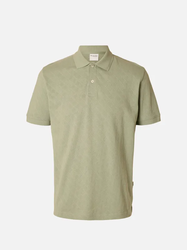 Paul Jacquard Short Sleeve Polo made by Selected