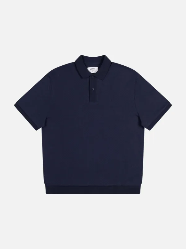 Gino Jacquard Knit Polo sold by Plenty