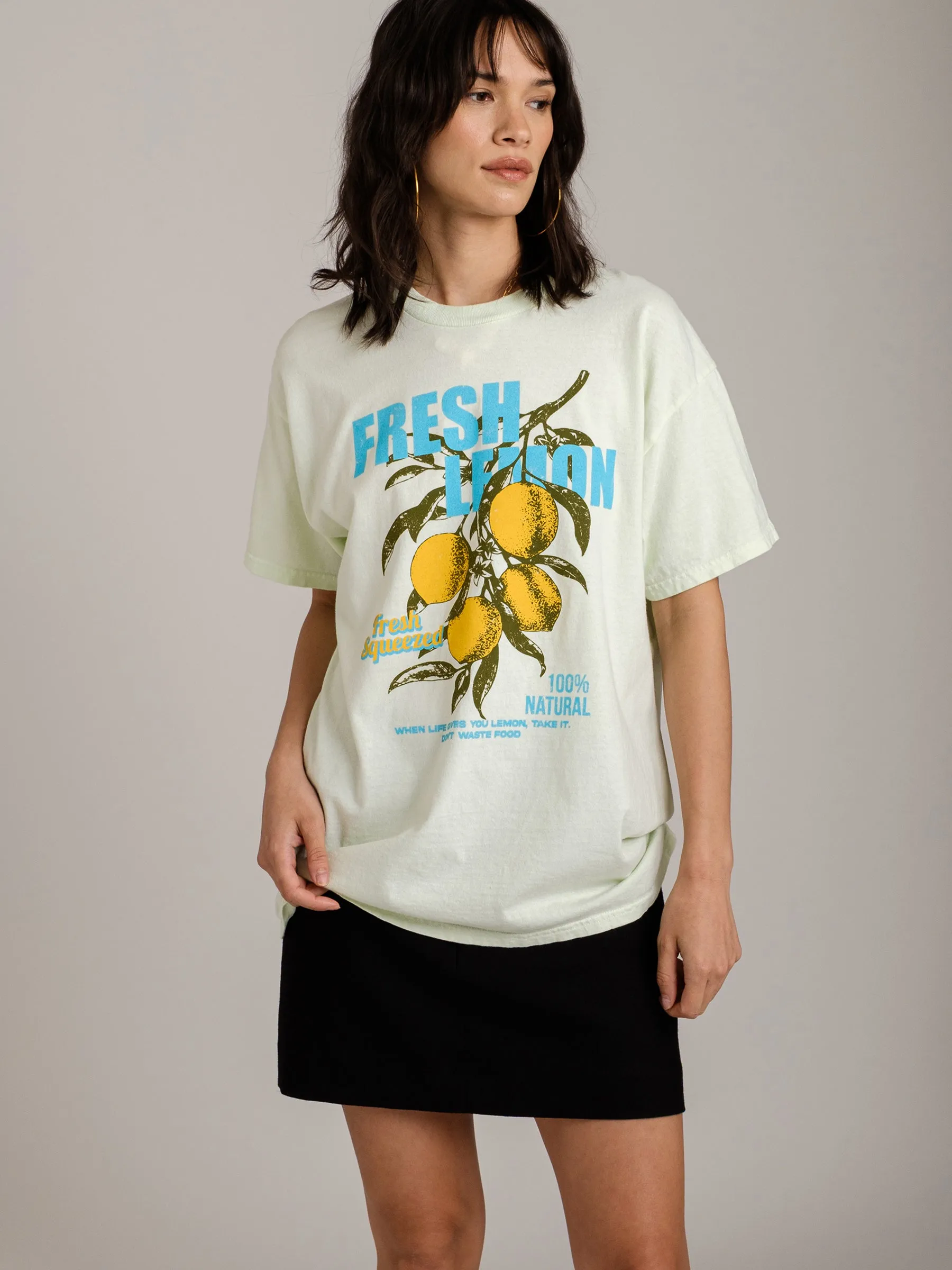 Fresh Lemons Oversized Tee sold by Plenty product image thumbnail 2
