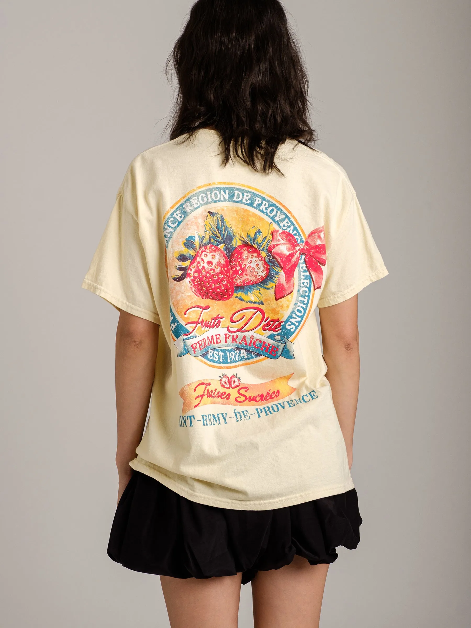 Fraise Sucree Oversized Tee sold by Plenty product image thumbnail 3