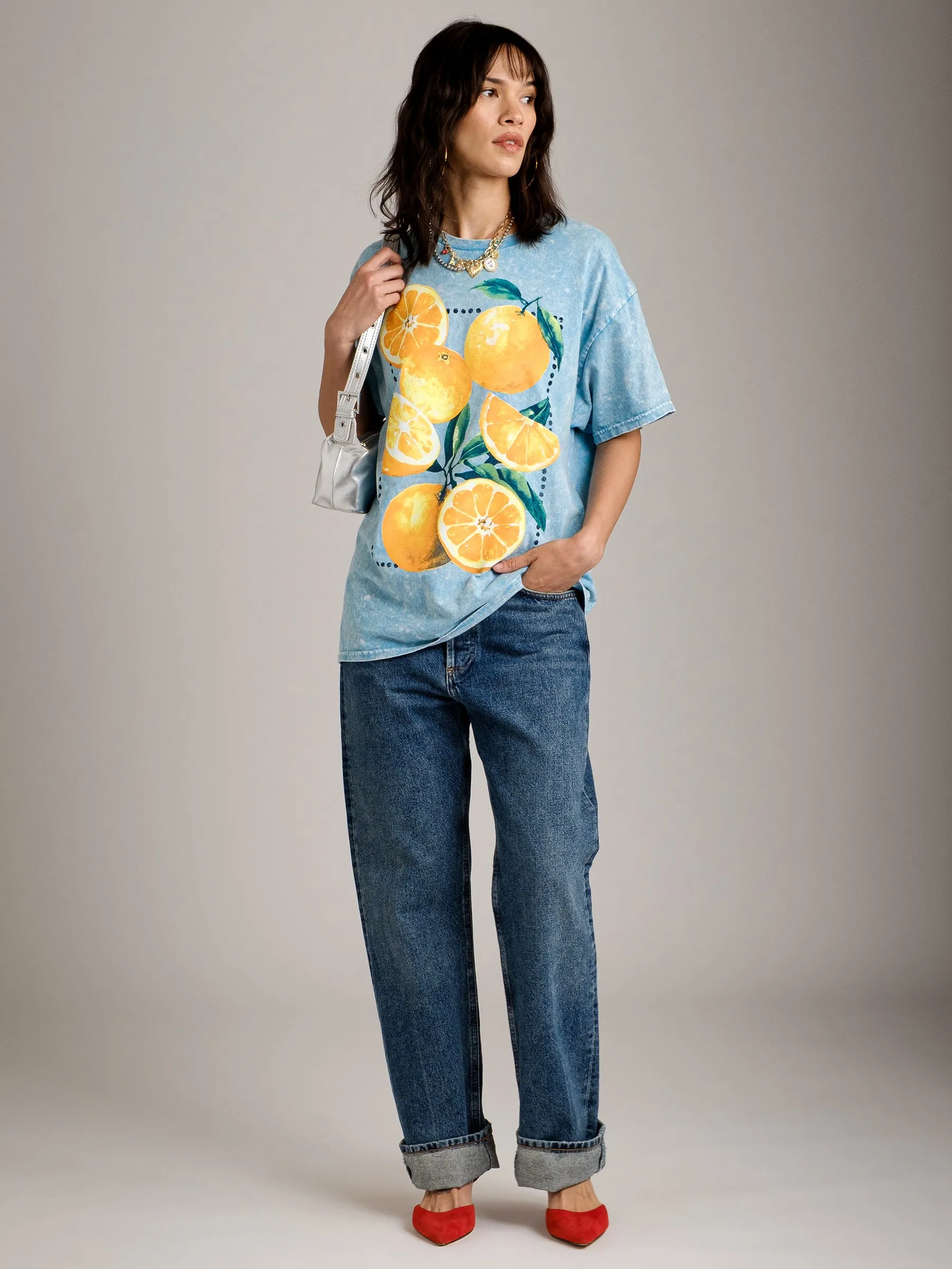 Oranges Oversized Tee sold by Plenty