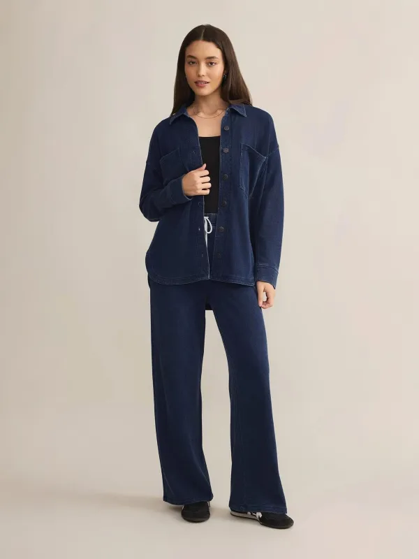 All Day Denim Knit Jacket sold by Plenty