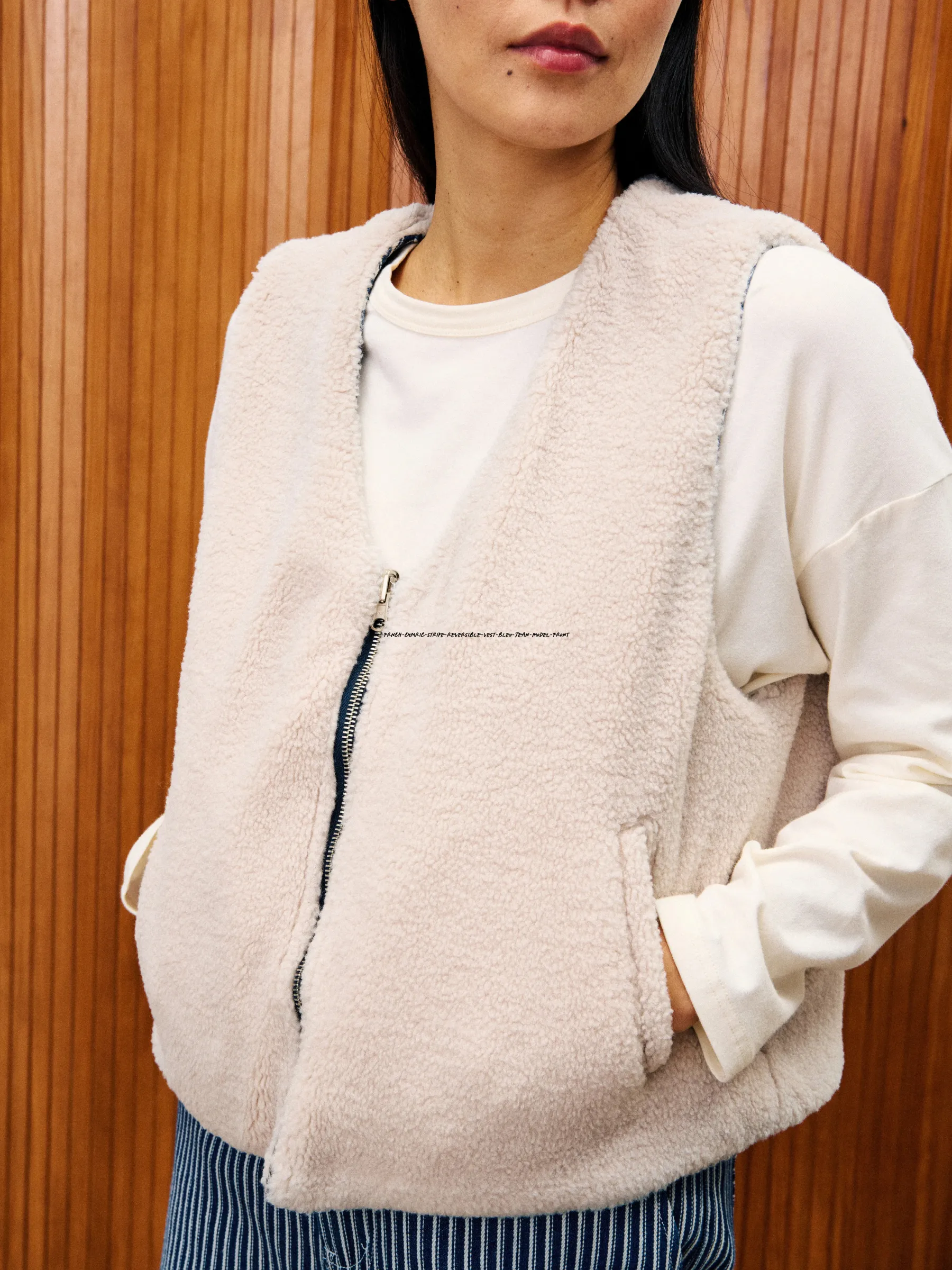 Cymric Stripe Reversible Vest sold by Plenty product image thumbnail 4