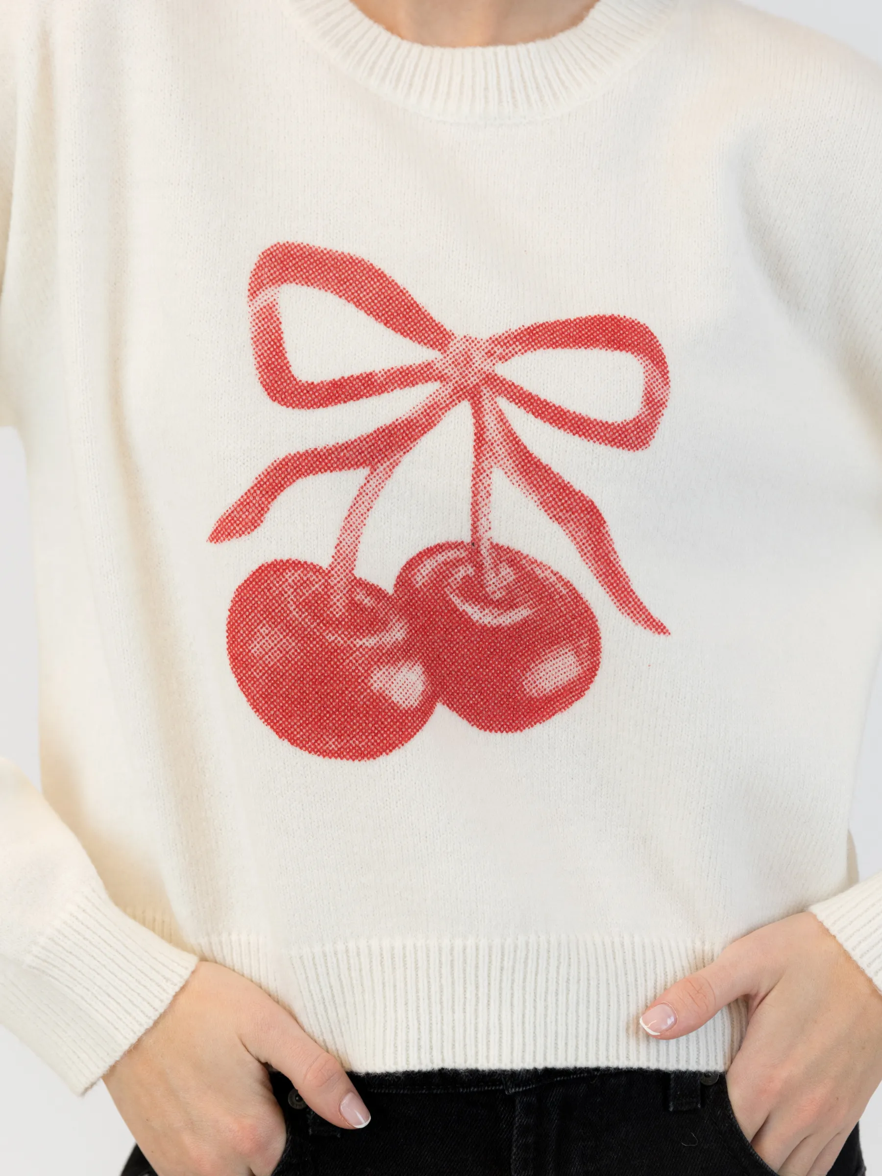 Avery Cherry Crewneck Pullover sold by Plenty product image thumbnail 3