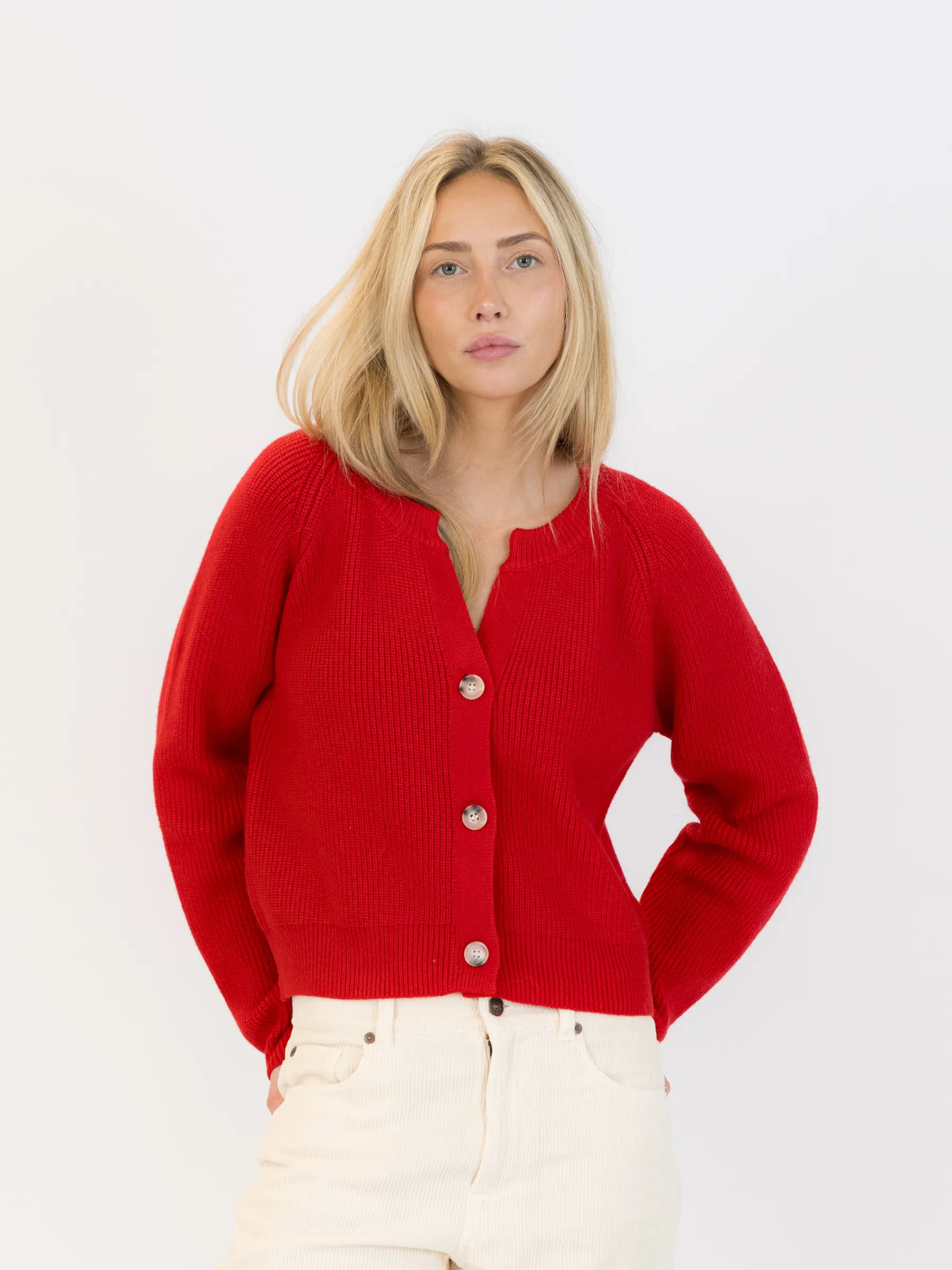 Belle Ribbed Cardigan sold by Plenty