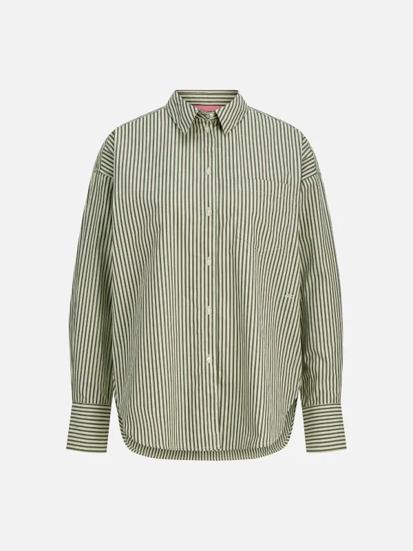 Jamie Relaxed Poplin Shirt sold by Plenty