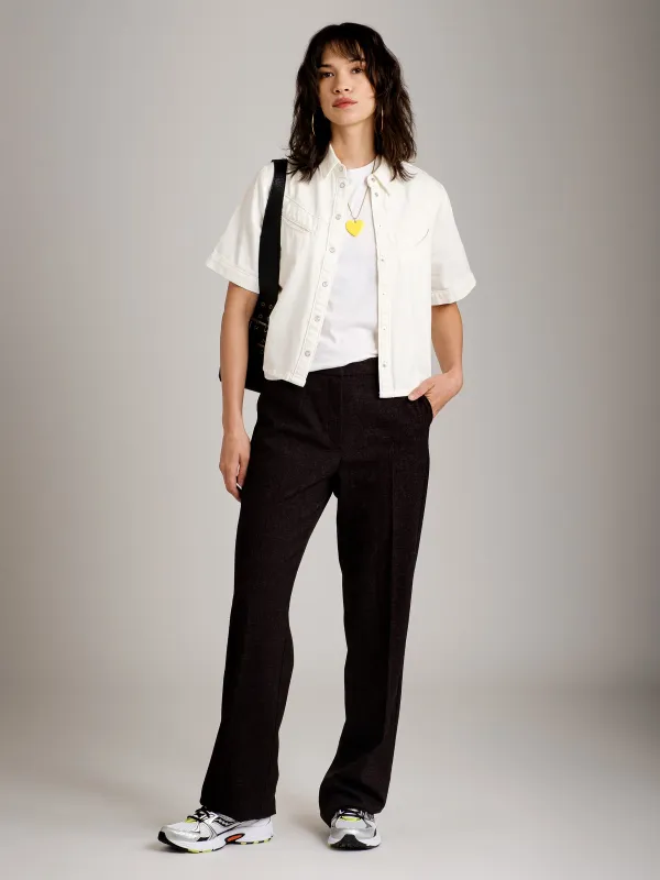 Virginia Suiting Straight Leg Pants sold by Plenty