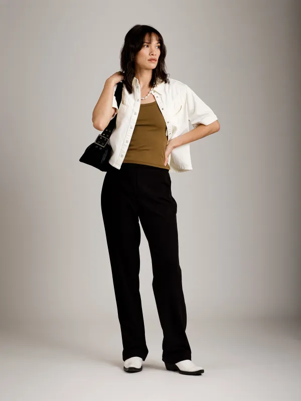 Christa Straight Leg Pant sold by Plenty