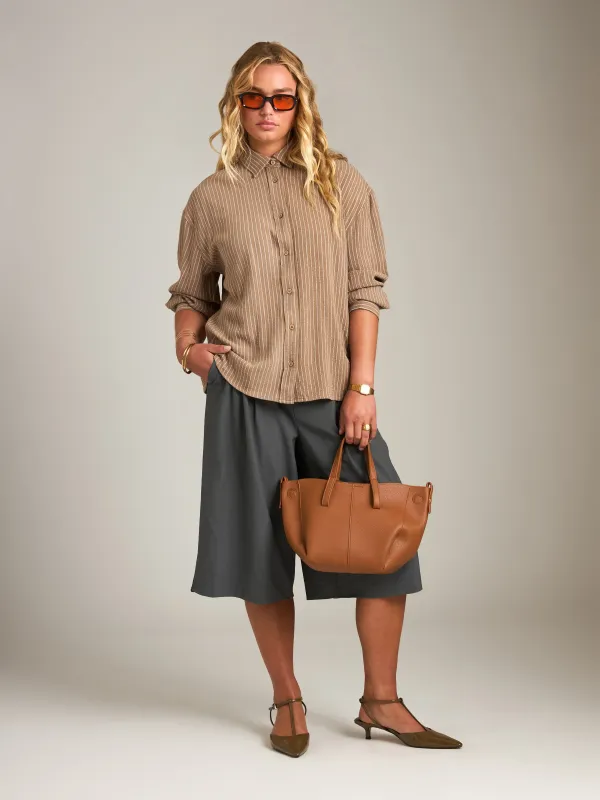 Stripe Tie-Back Shirt sold by Plenty