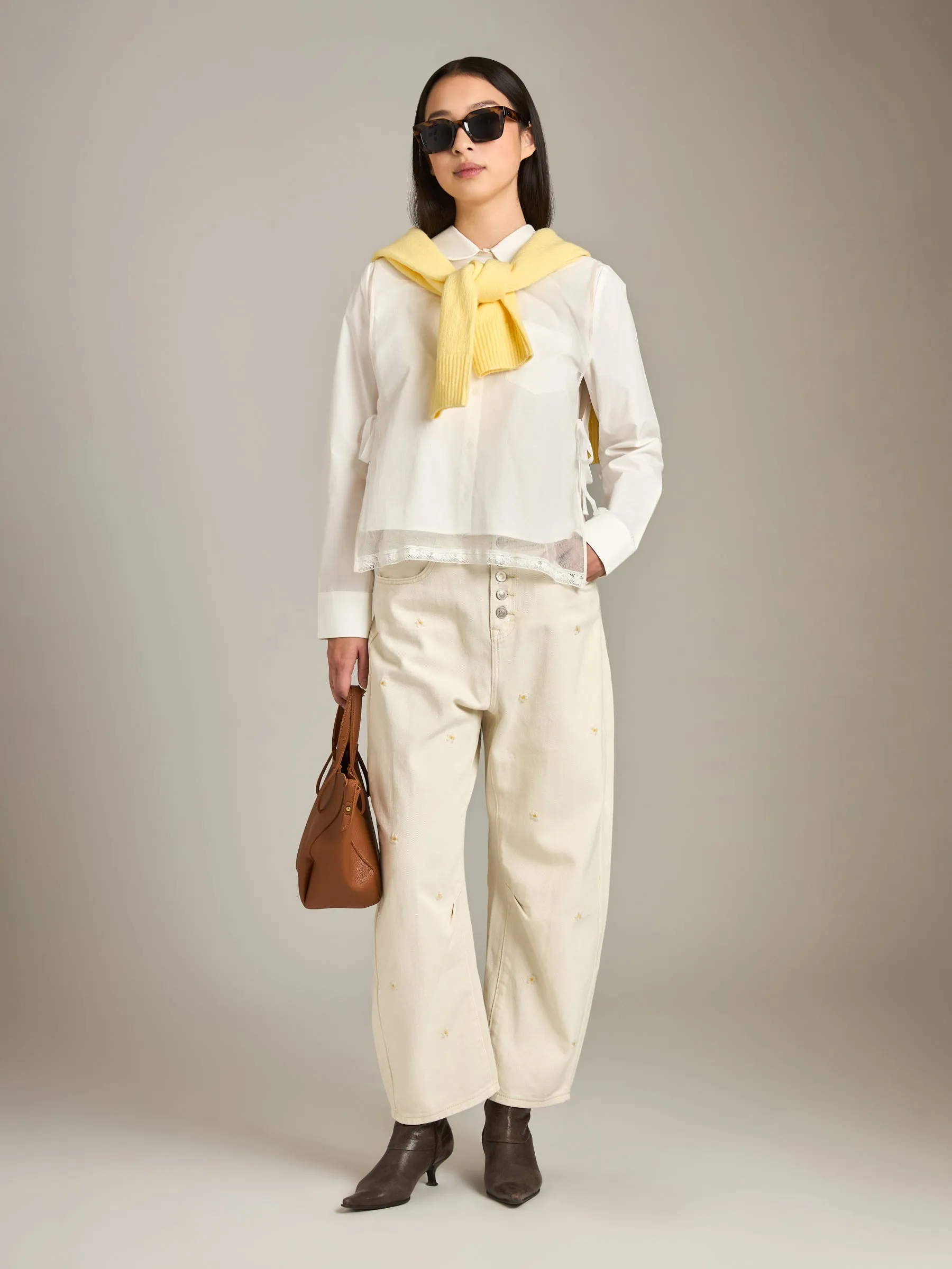 Flower Embroidery Pants sold by Plenty