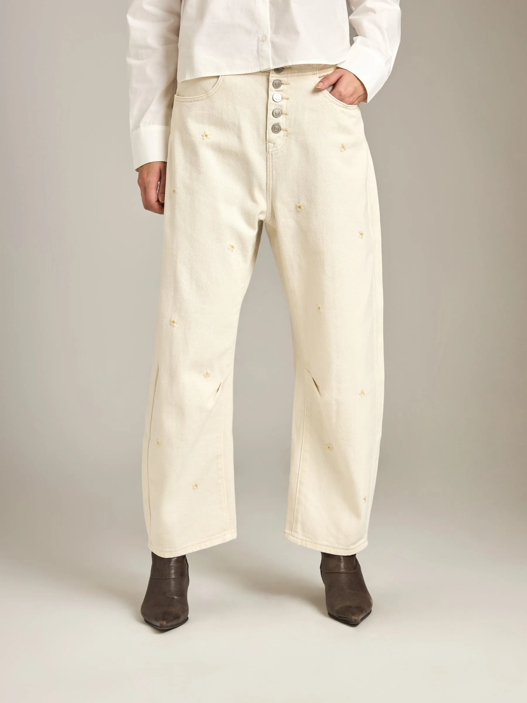 Flower Embroidery Pants sold by Plenty product image thumbnail 2