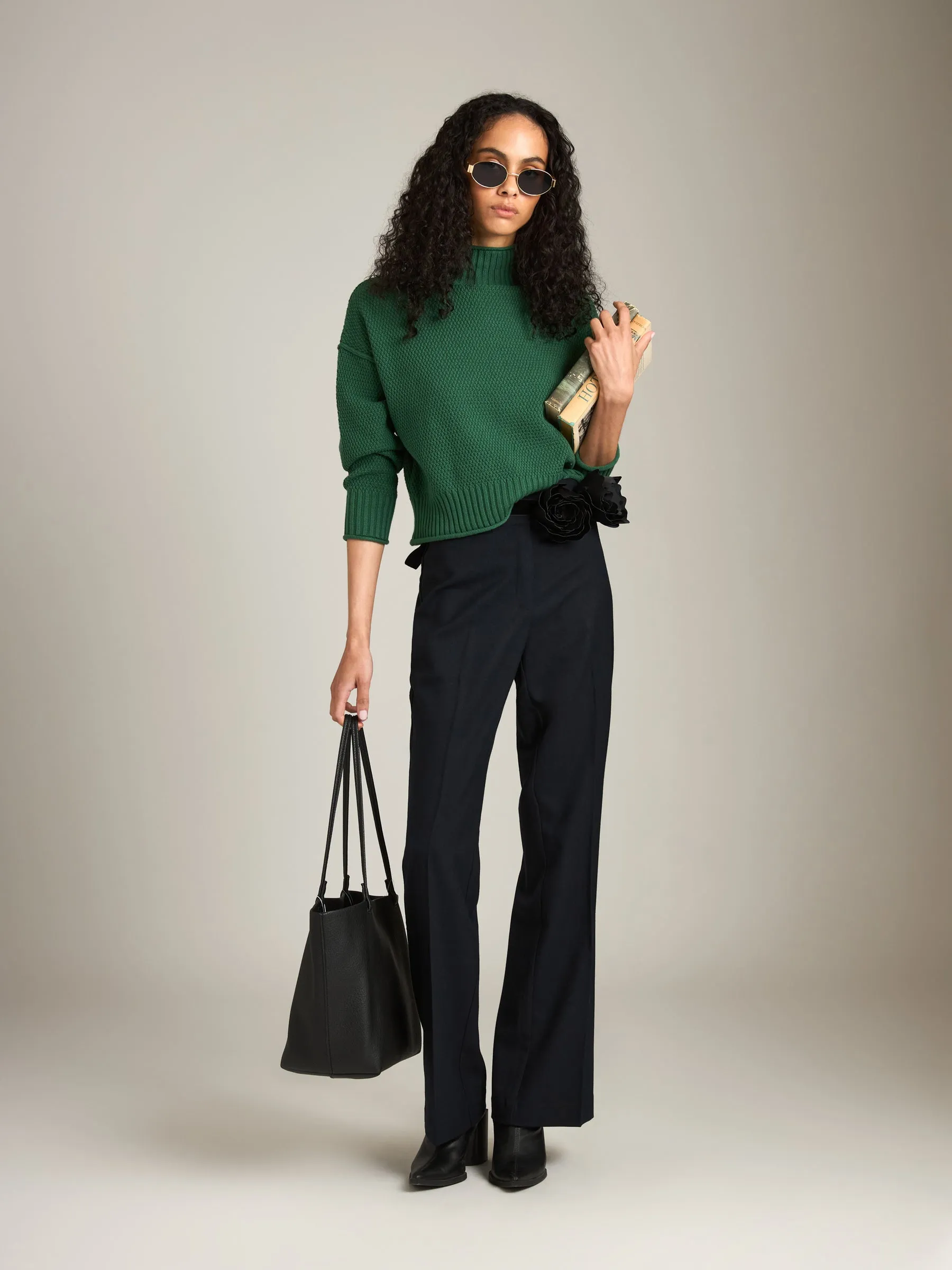 Rani Mockneck Pullover Sweater sold by Plenty