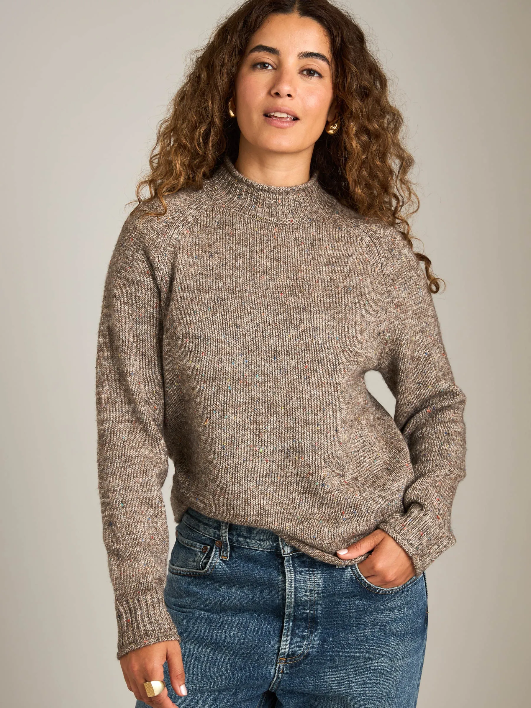 Speckled Mina Roll Neck Pullover Sweater sold by Plenty product image thumbnail 5