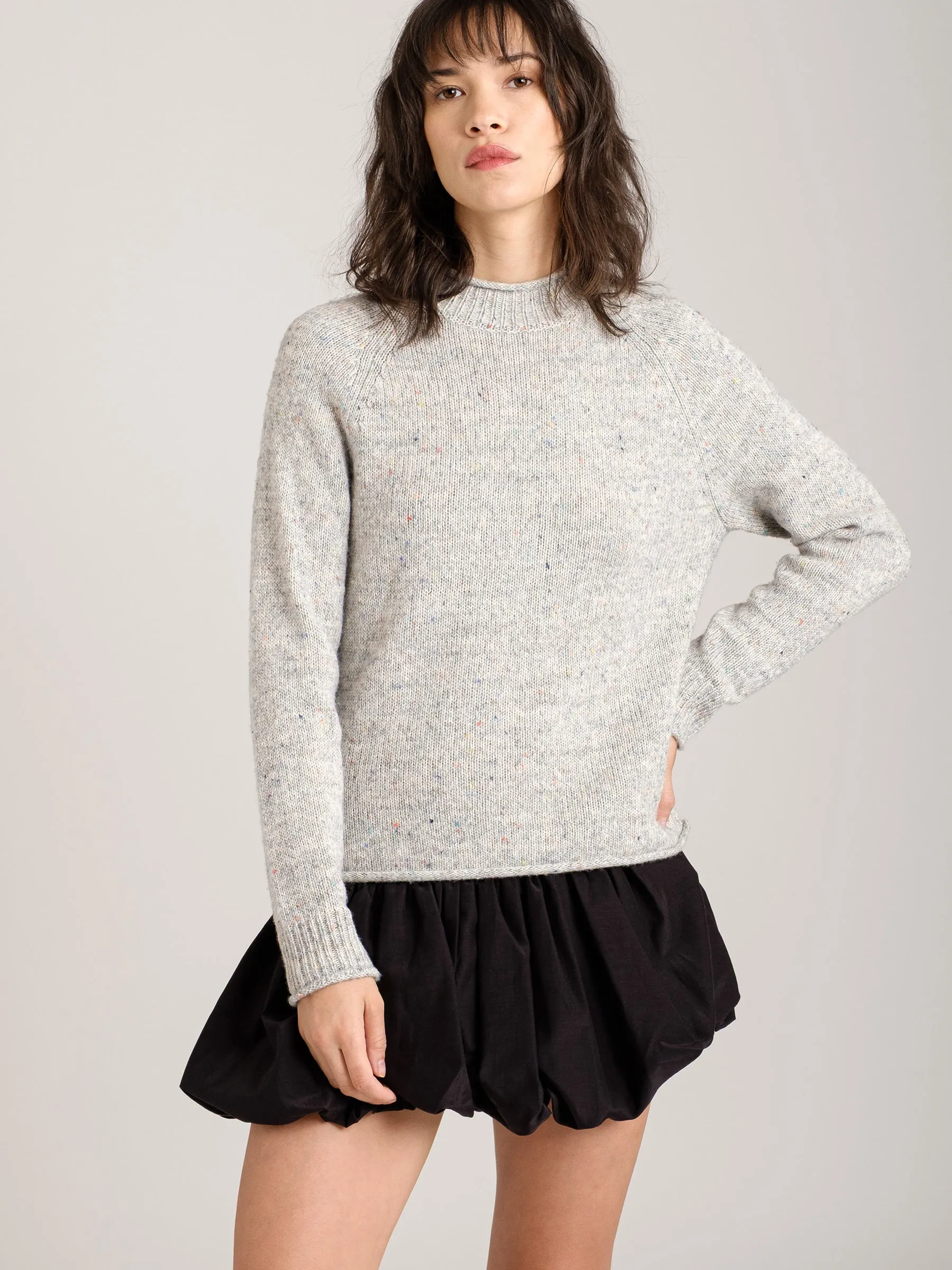 Speckled Mina Roll Neck Pullover Sweater sold by Plenty product image thumbnail 2