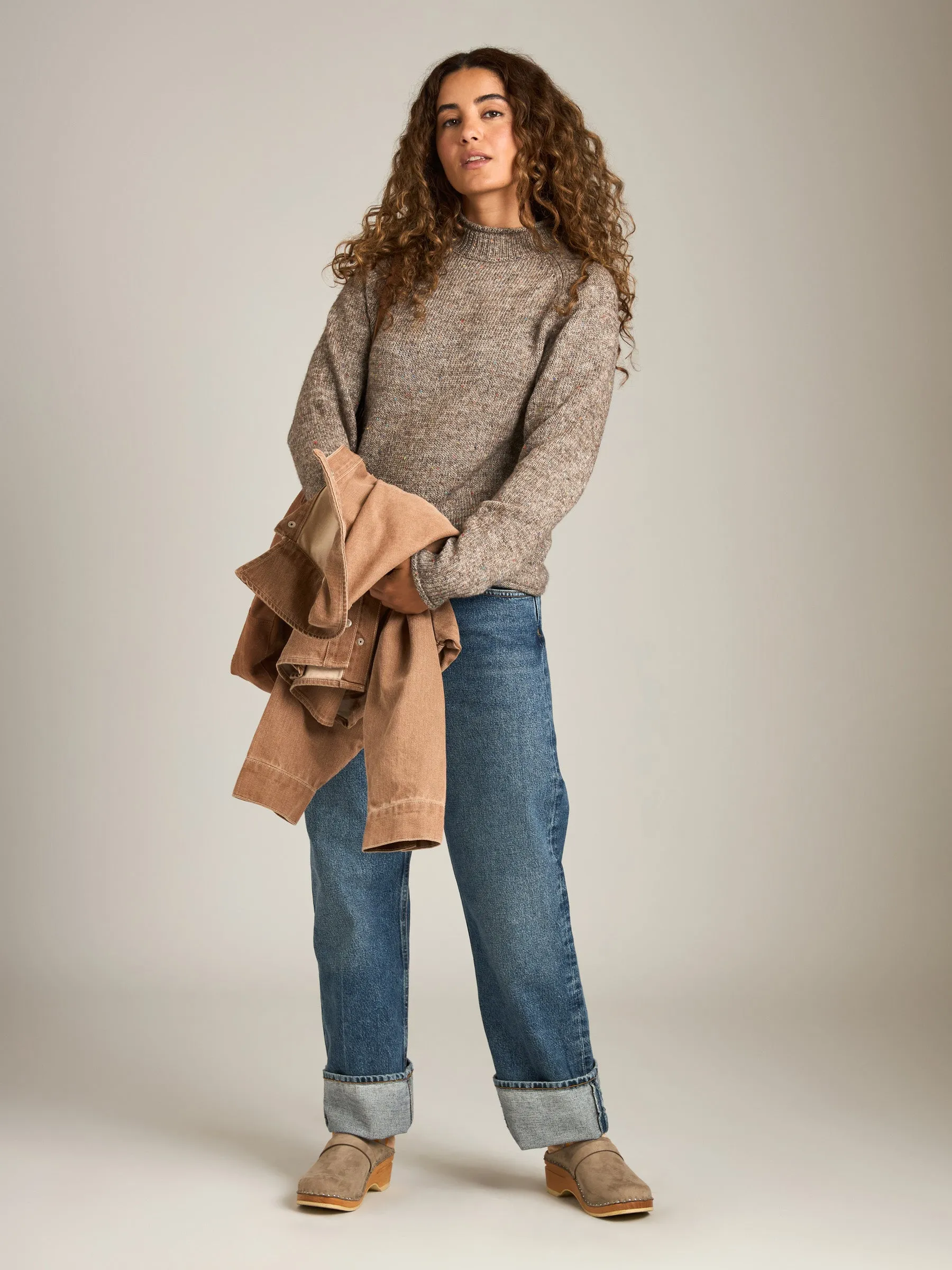 Speckled Mina Roll Neck Pullover Sweater sold by Plenty product image thumbnail 4