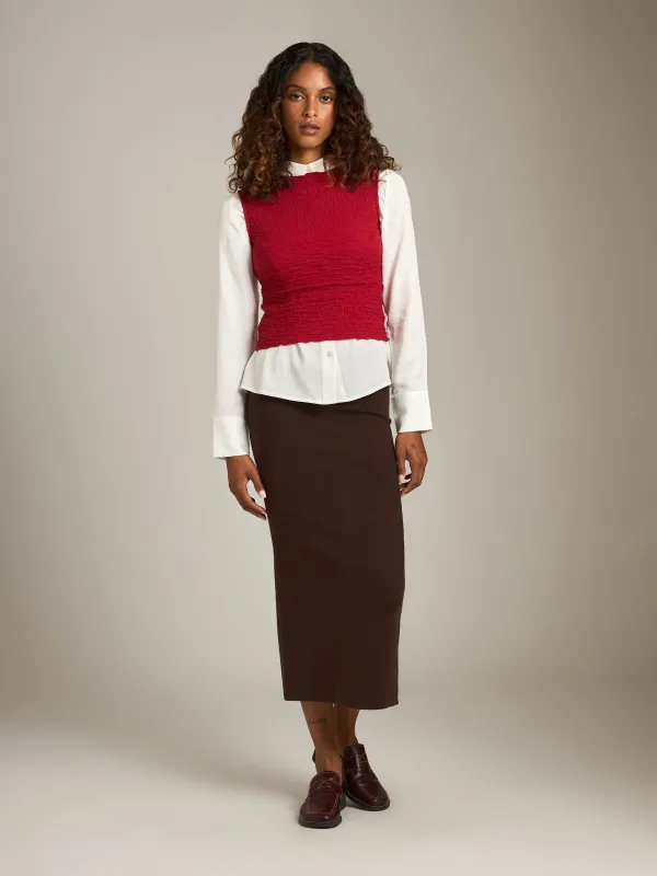 Textured Cotton Teya Top made by Plenty