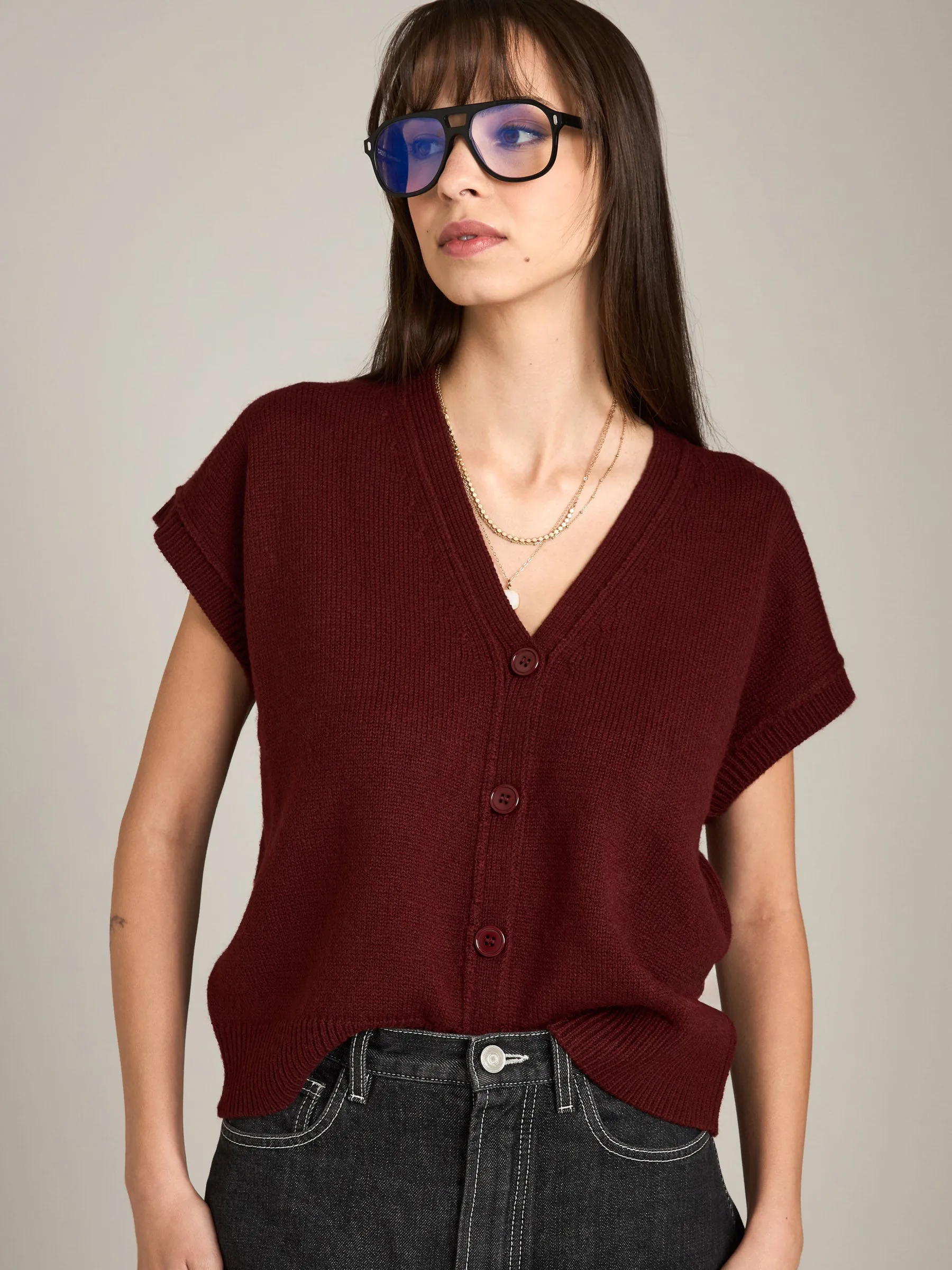 Meg Cardigan Vest sold by Plenty product image thumbnail 2