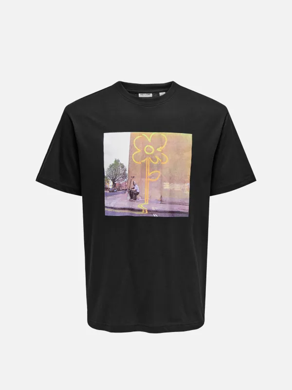 Banksy Short Sleeve T-Shirt sold by Plenty