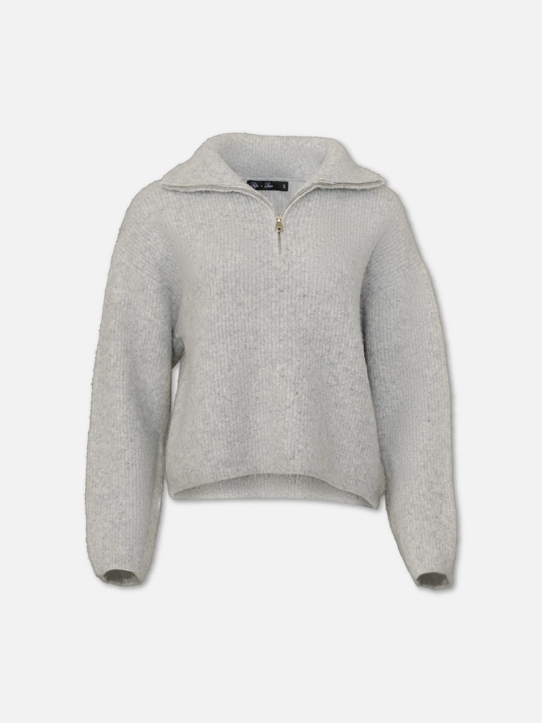 Eva Eco Mockneck Pullover Sweater sold by Plenty