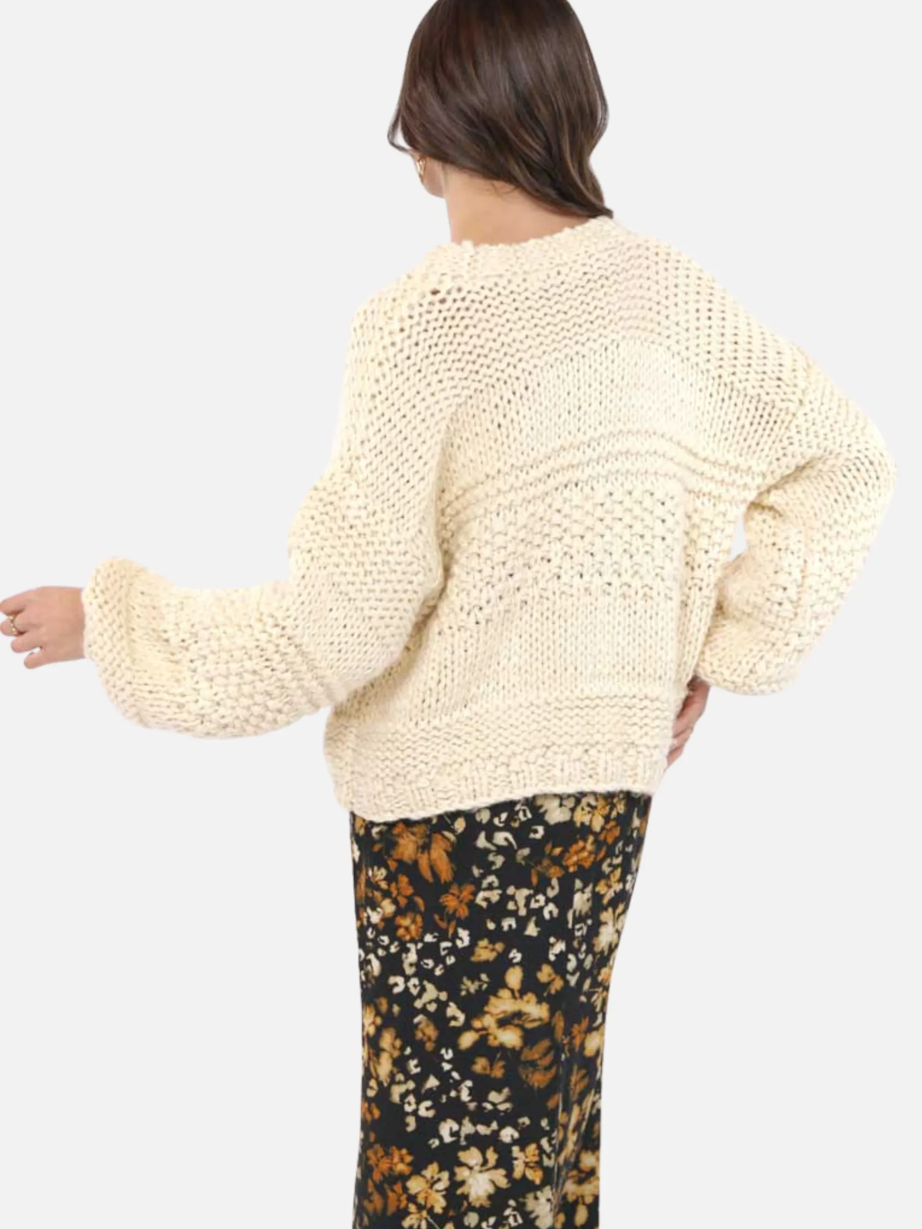 Iggy Chunky Tie Front Cardigan sold by Plenty product image thumbnail 3