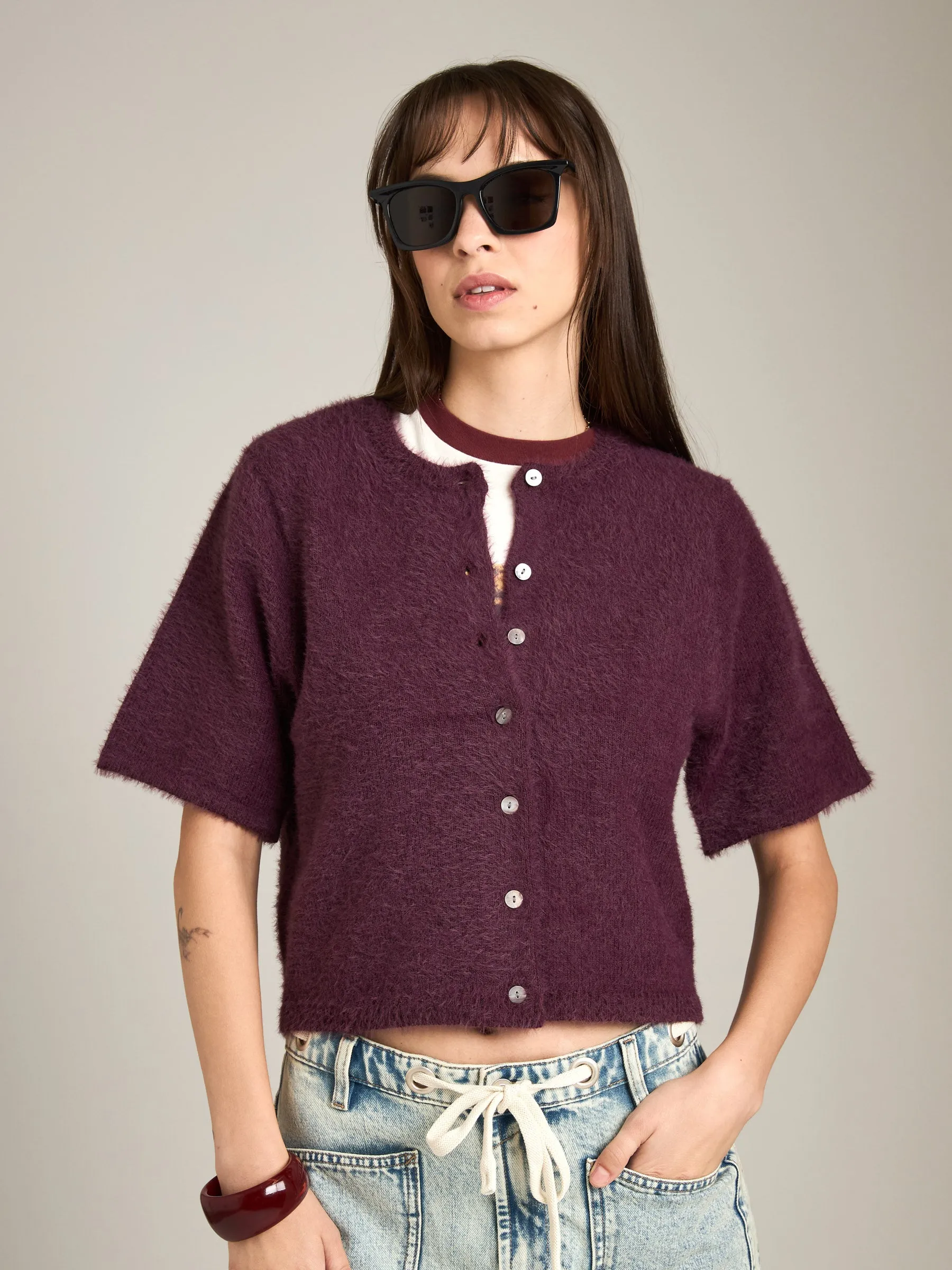 Kitty Short Sleeve Cardigan sold by Plenty product image thumbnail 5