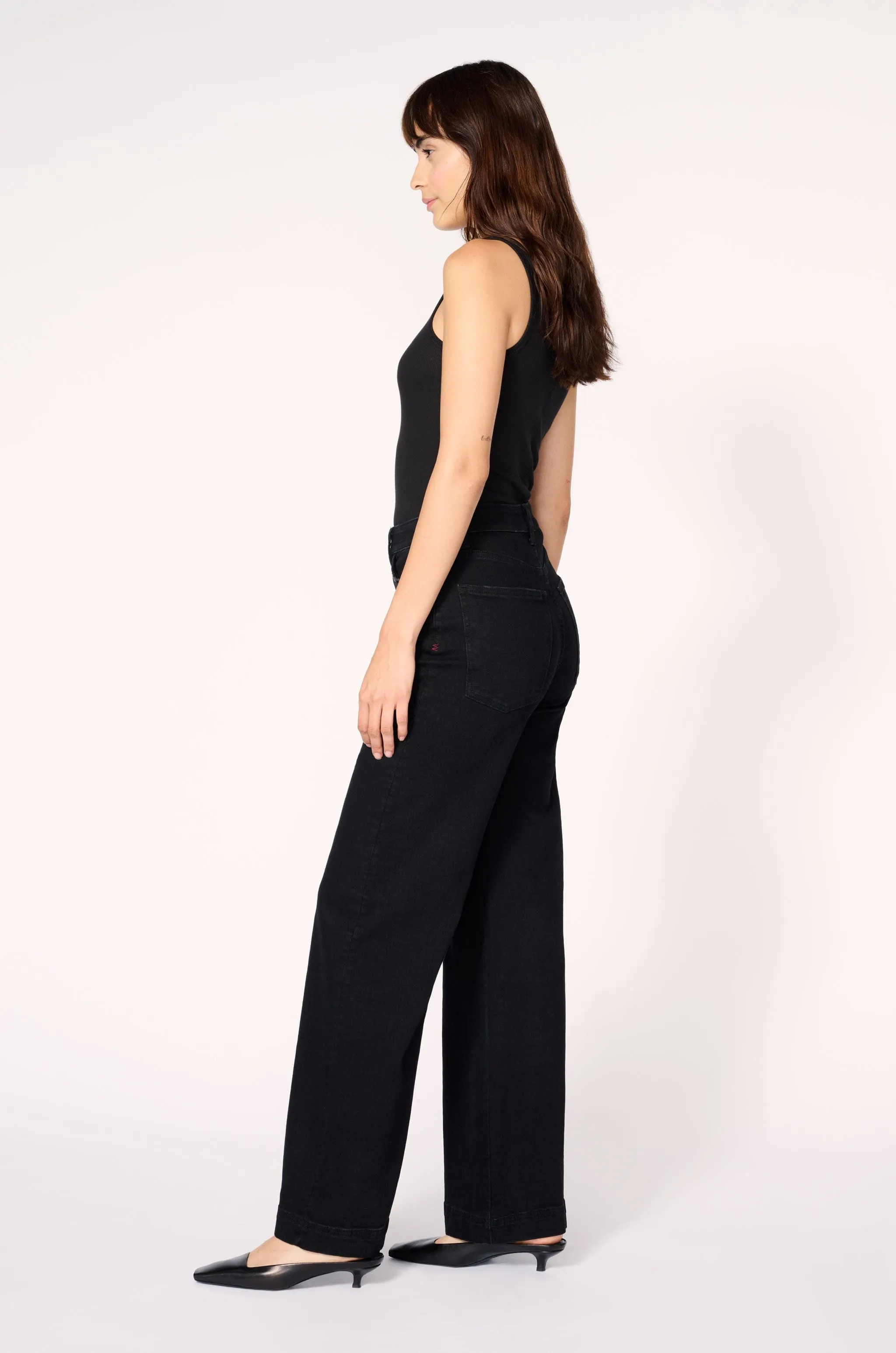 NCE Relaxed Wide Leg Jeans - Inkwell sold by Plenty product image thumbnail 2