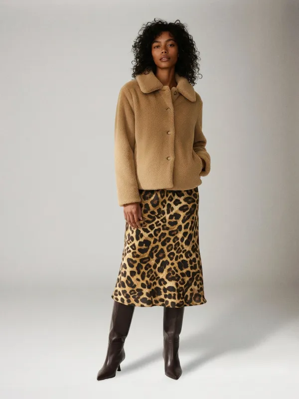 Eden Faux Fur Short Coat sold by Plenty