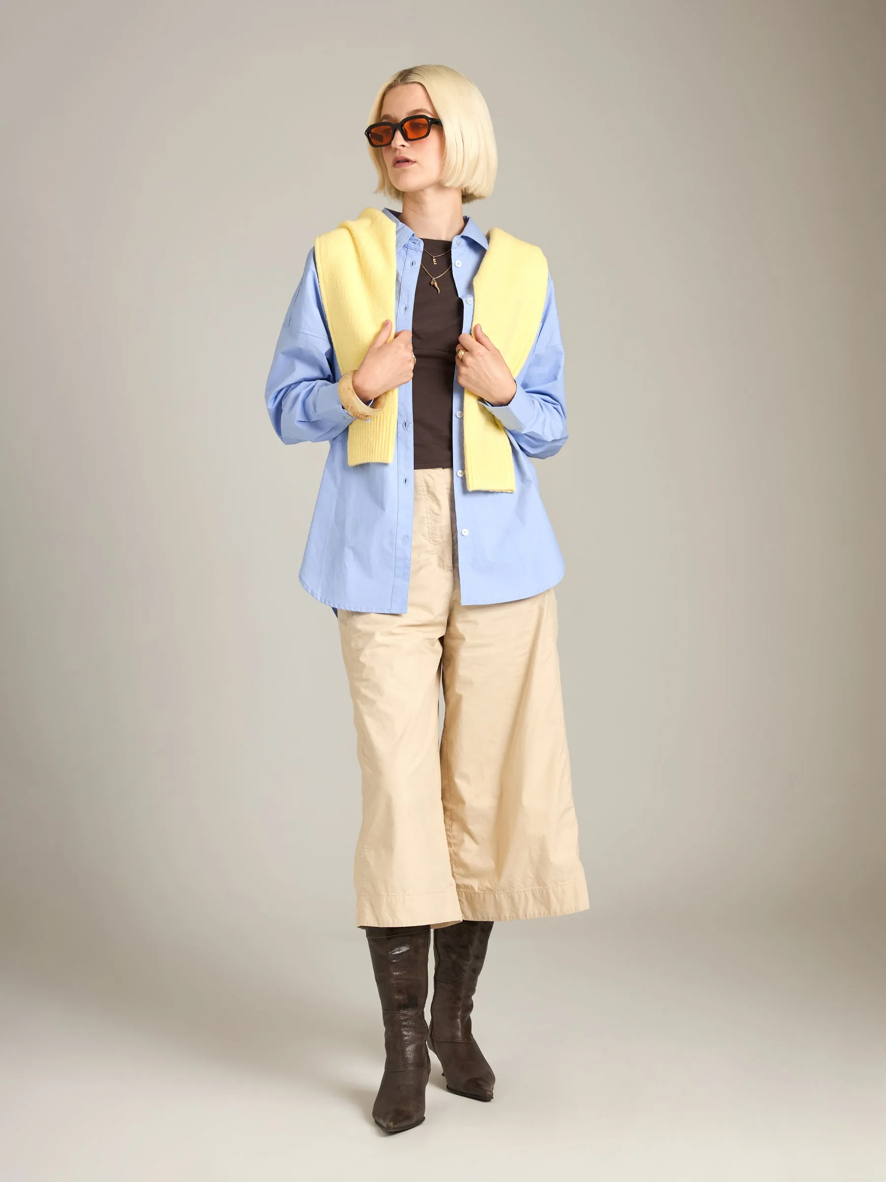 Emily Oversized Button Up Shirt sold by Plenty product image thumbnail 4