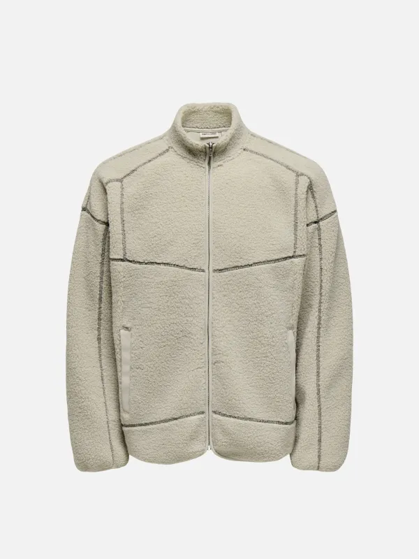 Teddy Zip Up sold by Plenty