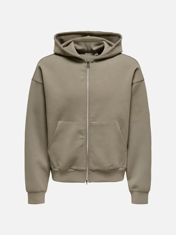 Goyle Scuba Zip Up Hoodie sold by Plenty