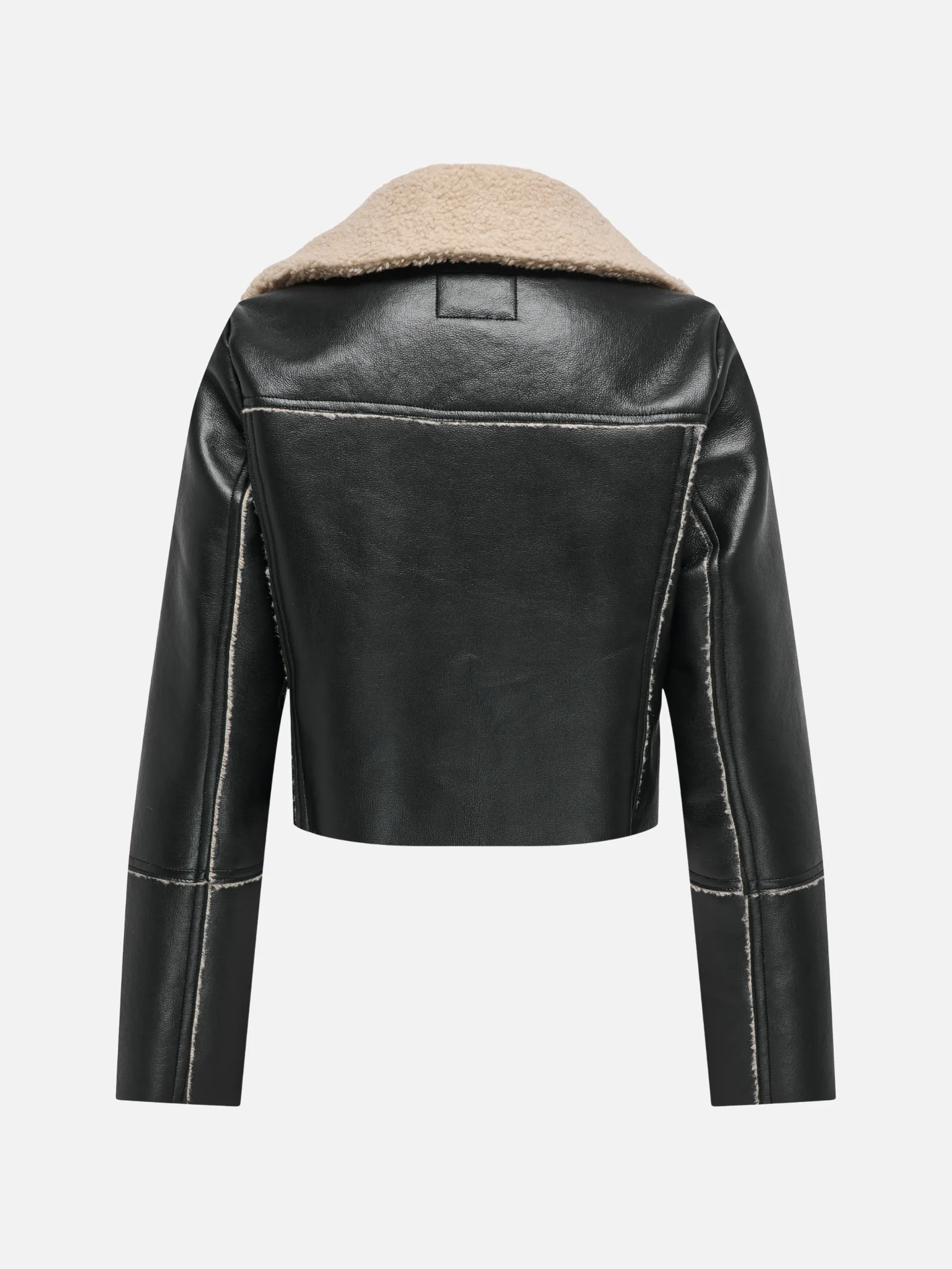 Dora Bonded Short Biker Jacket sold by Plenty product image thumbnail 2